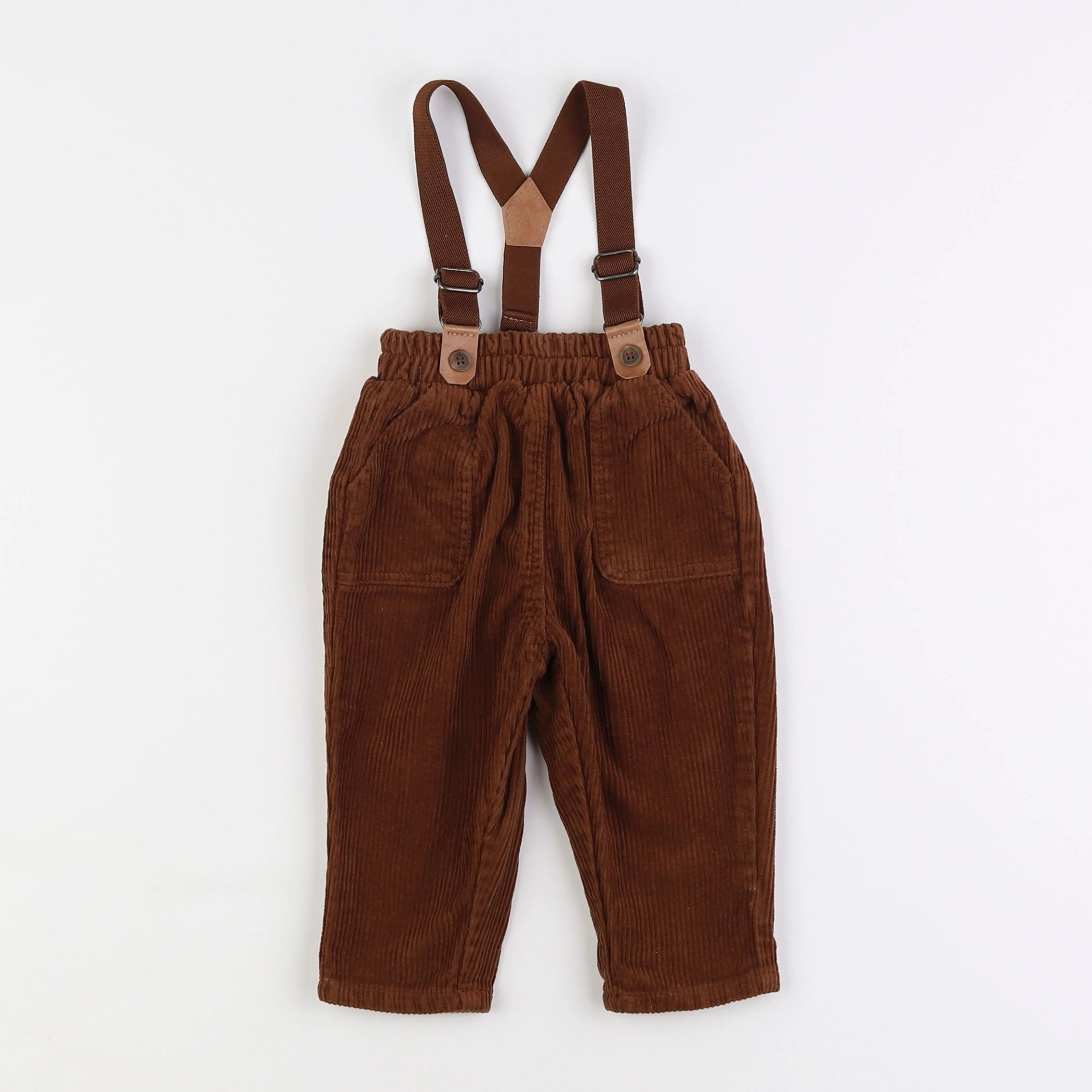 Vertbaudet - pantalon marron - 6 mois