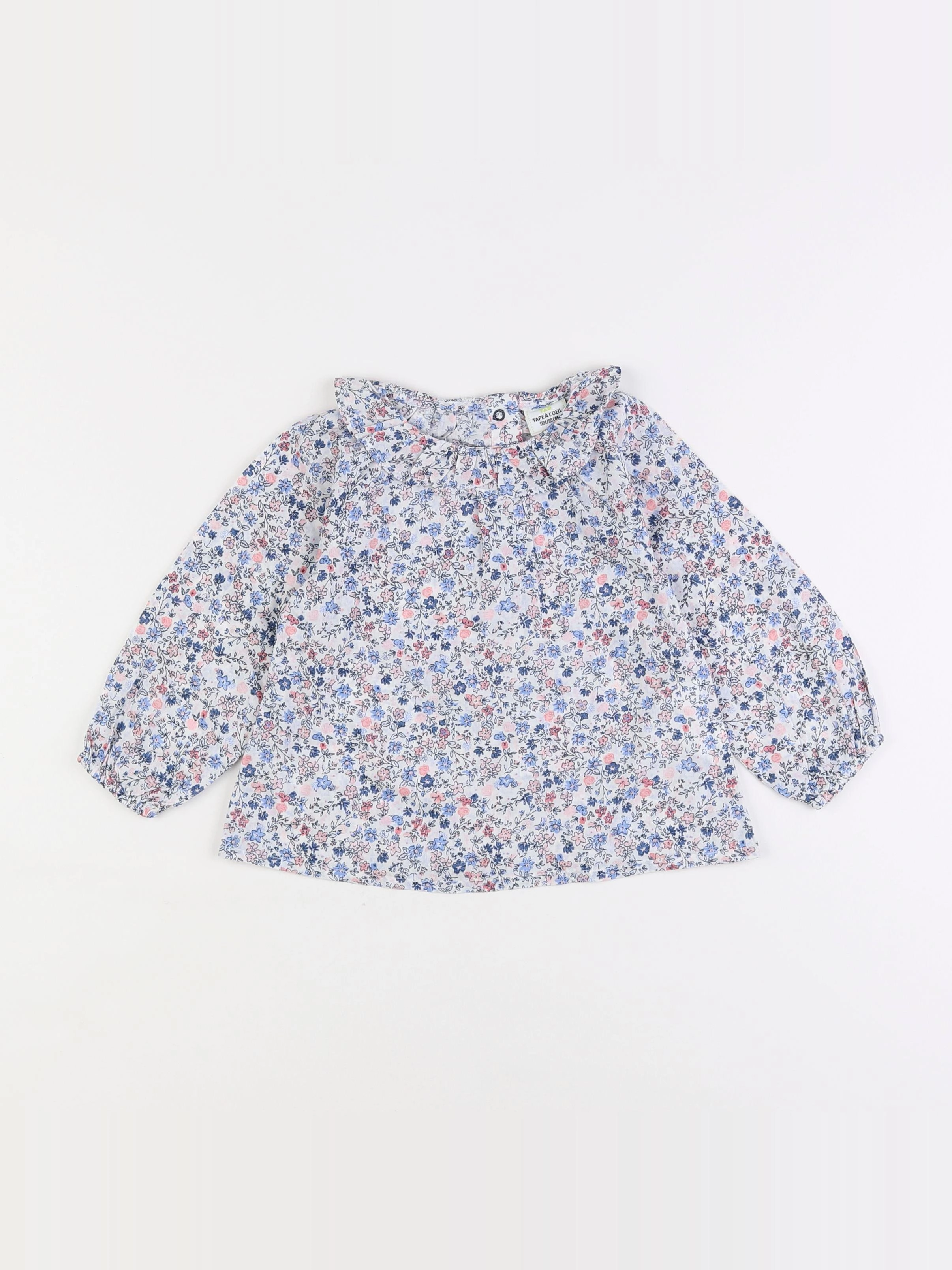 Tape à l'oeil - blouse bleu - 18 mois
