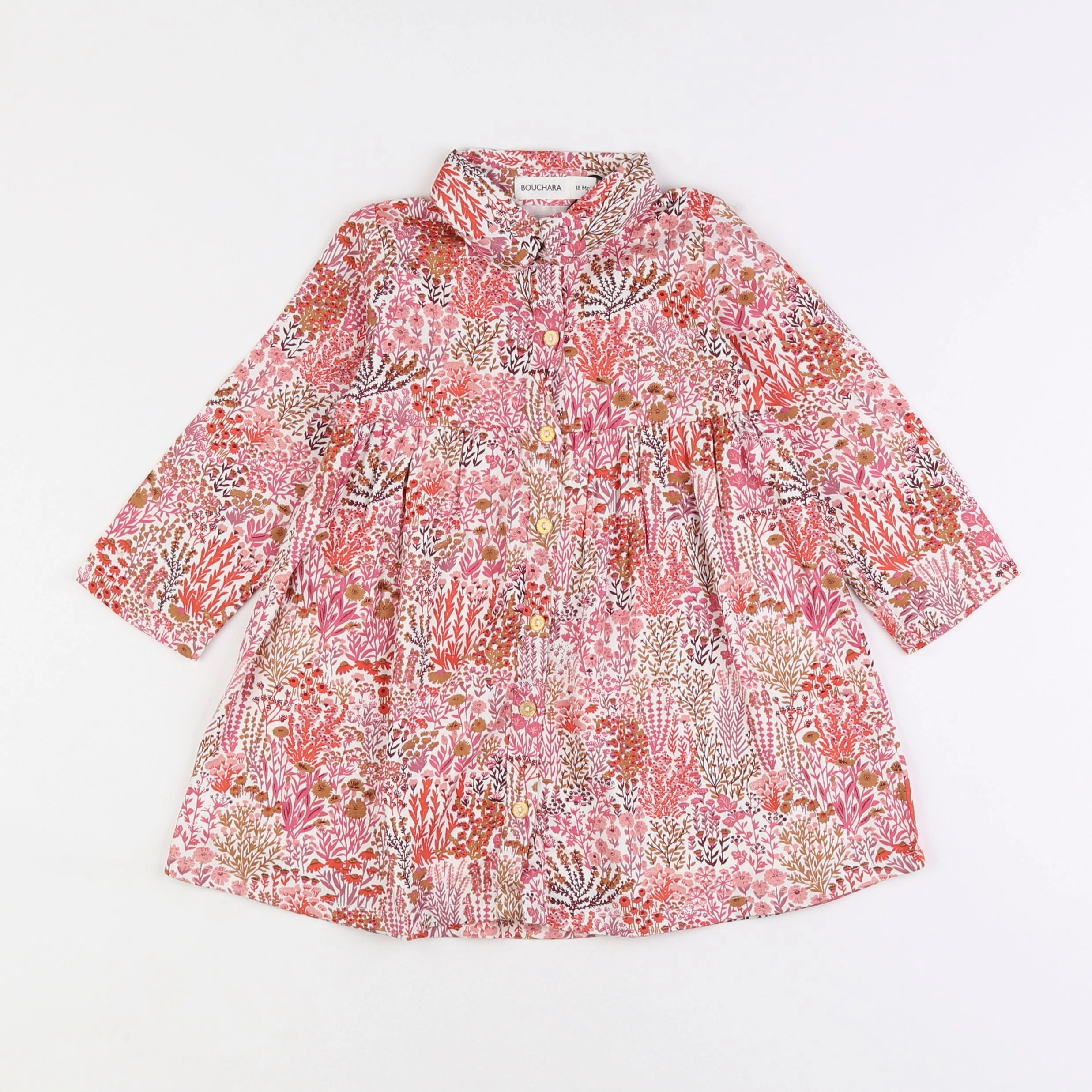 Bouchara - robe rose - 18 mois