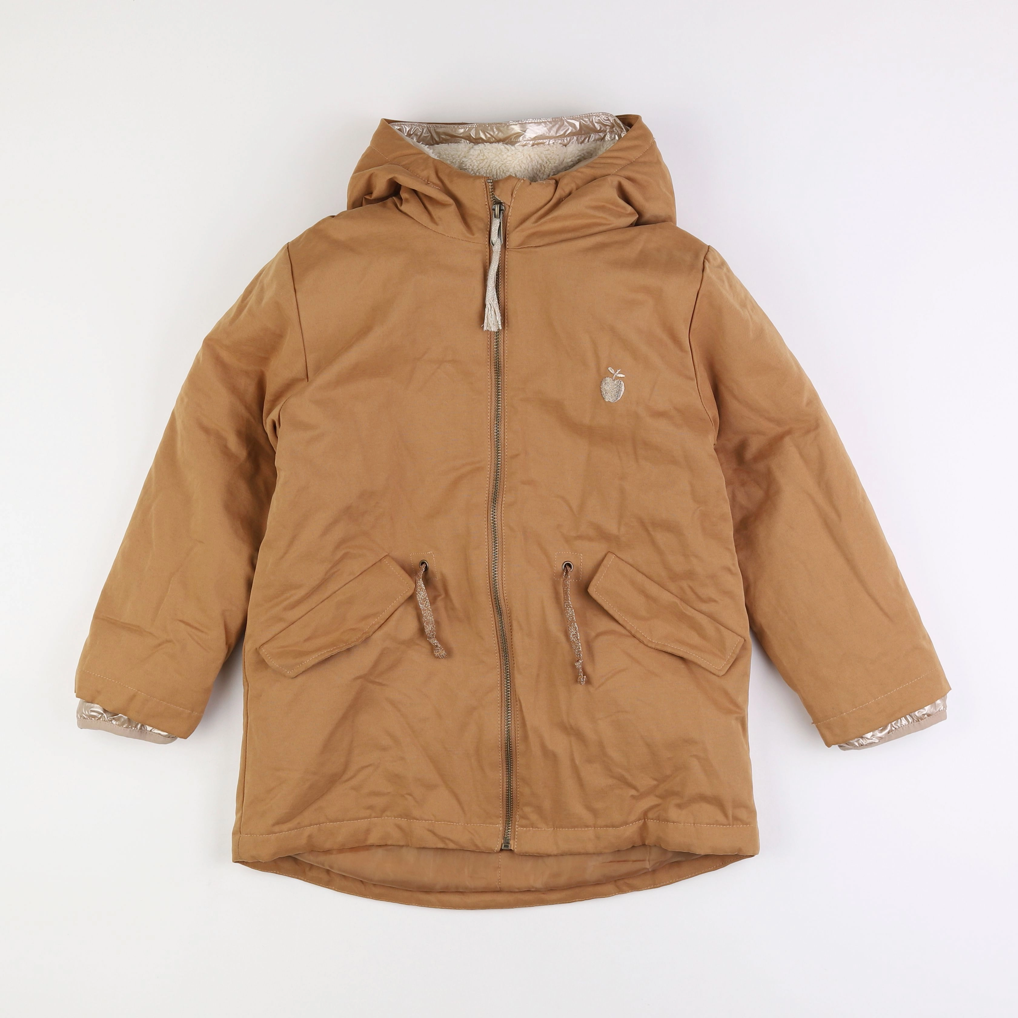 Vertbaudet - parka marron - 10 ans