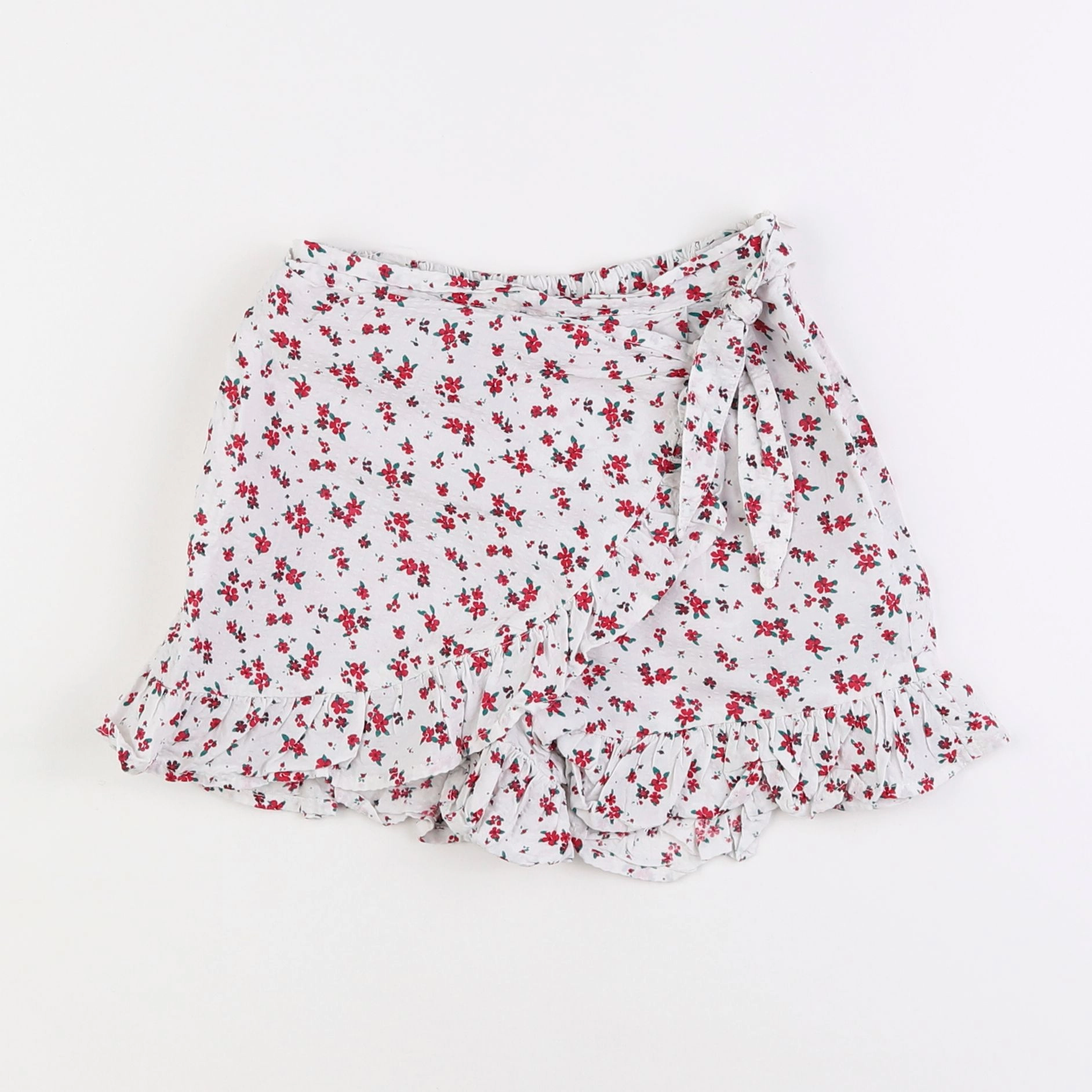 Vertbaudet - jupe short blanc - 5 ans