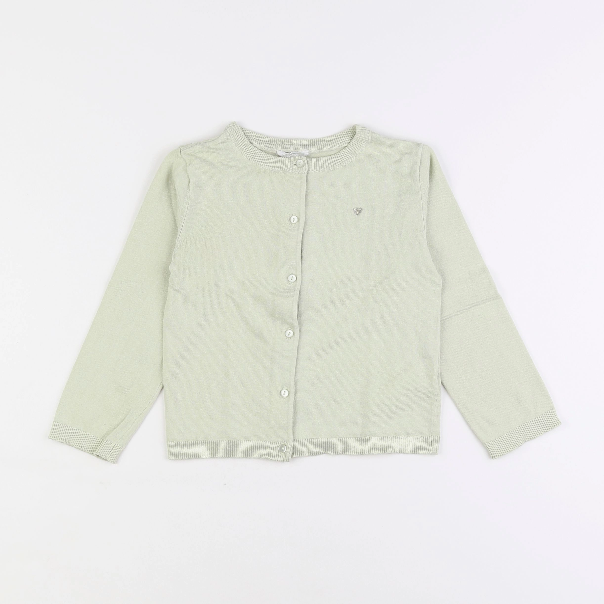 Vertbaudet - gilet vert - 5 ans