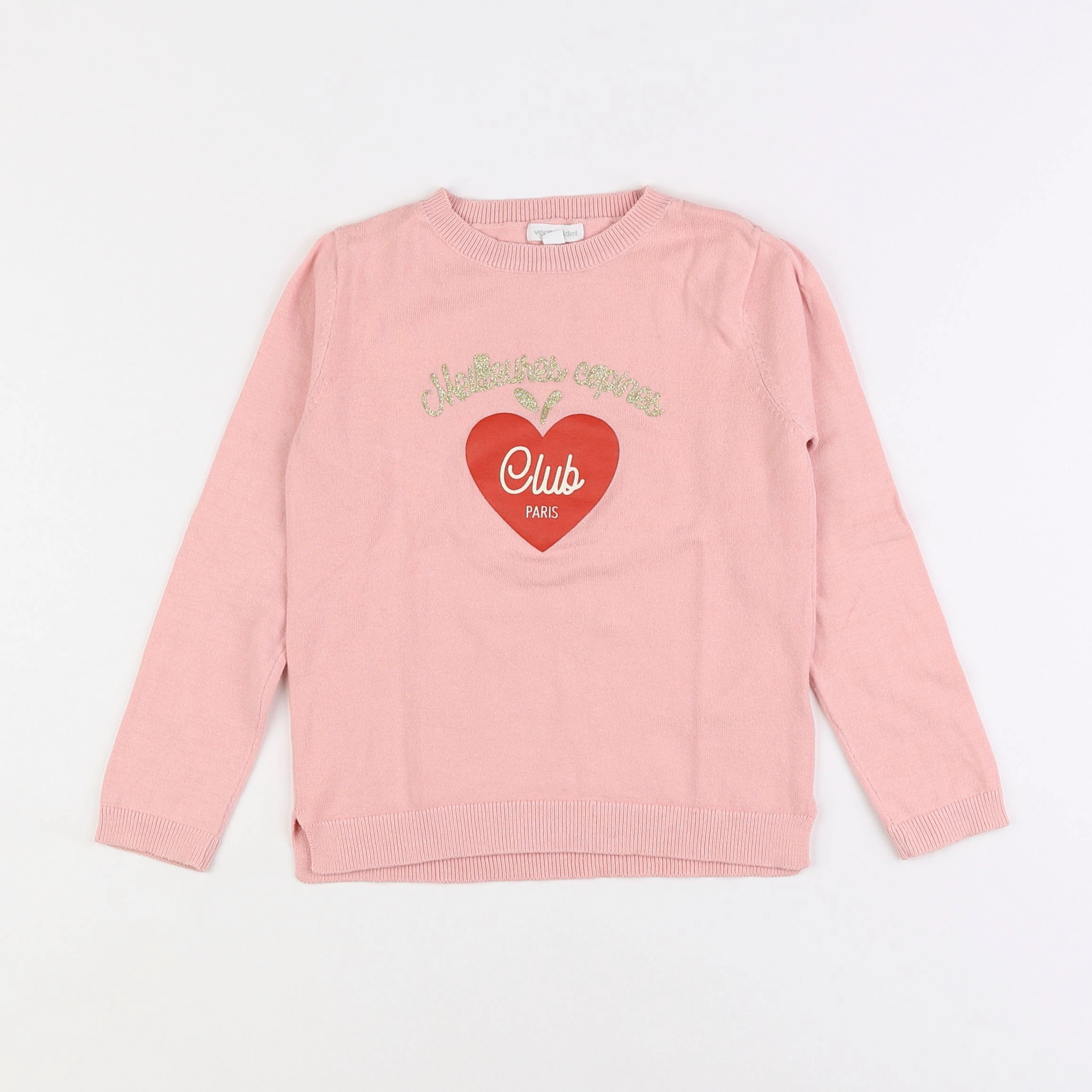 Vertbaudet - pull rose - 5 ans