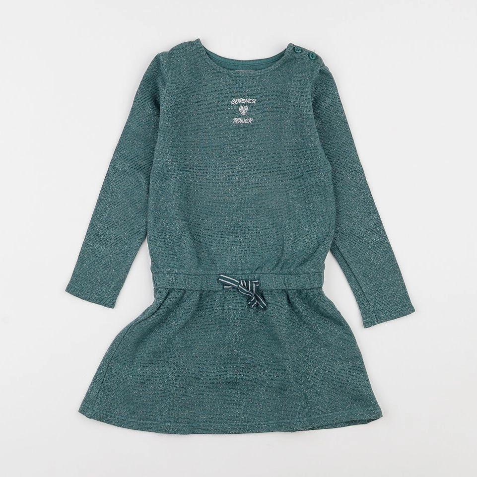 Vertbaudet - robe vert - 4 ans