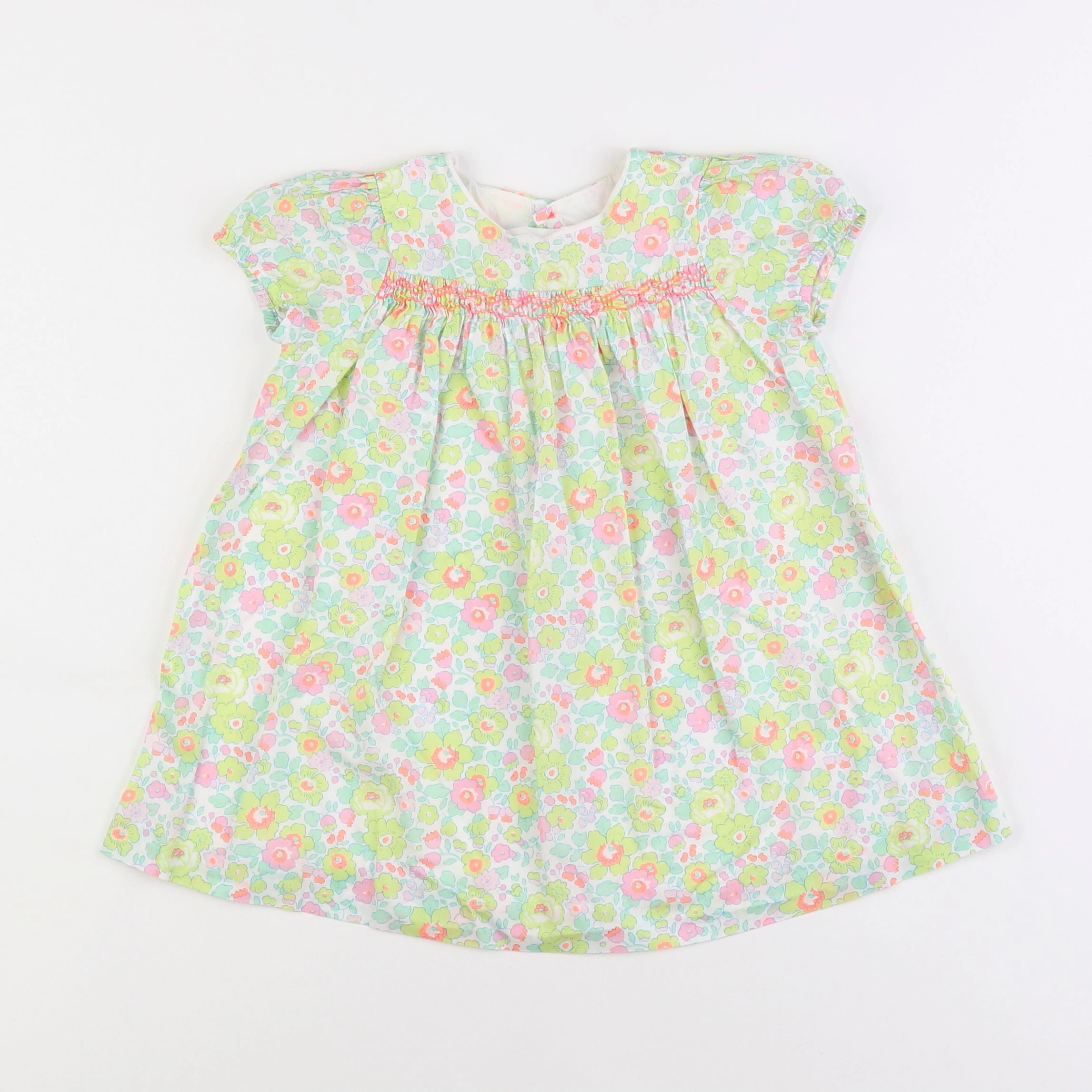 Jacadi - robe liberty multicolore - 2 ans