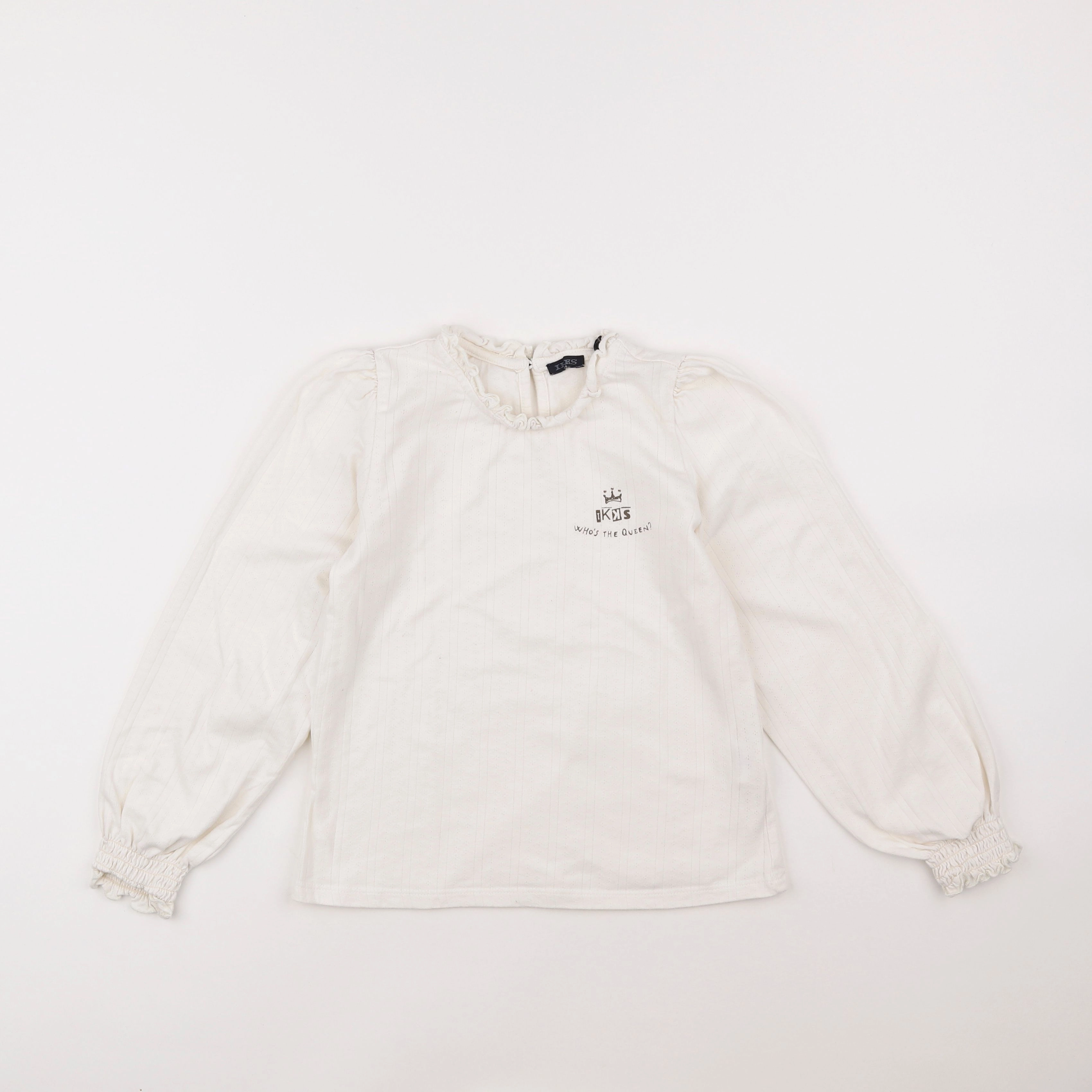 IKKS - tee-shirt blanc - 8 ans