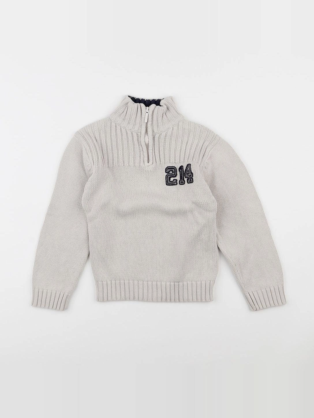 Okaidi - pull gris - 3 ans