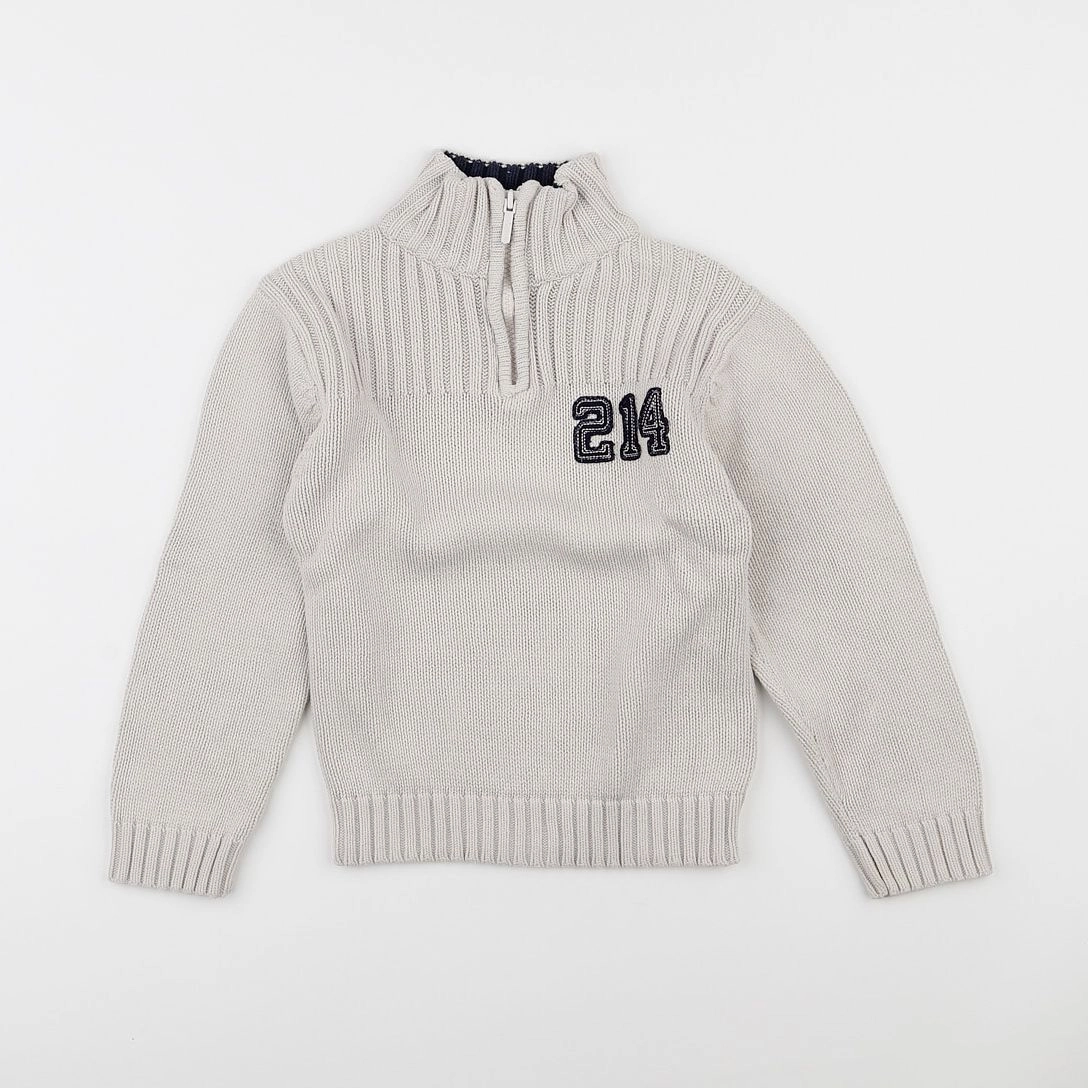 Okaidi - pull gris - 3 ans