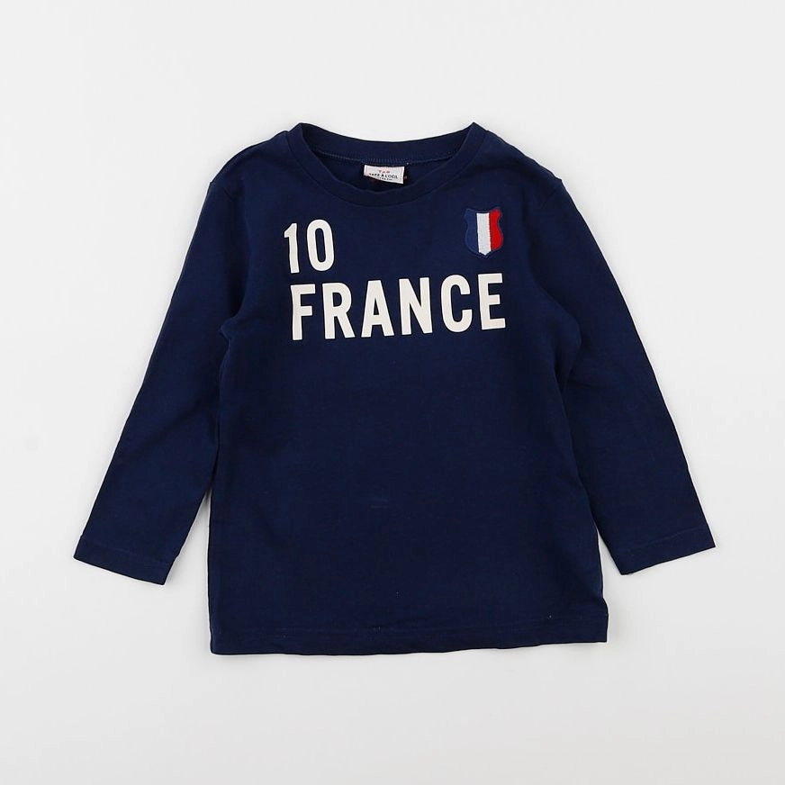 Okaidi - tee-shirt bleu - 3 ans