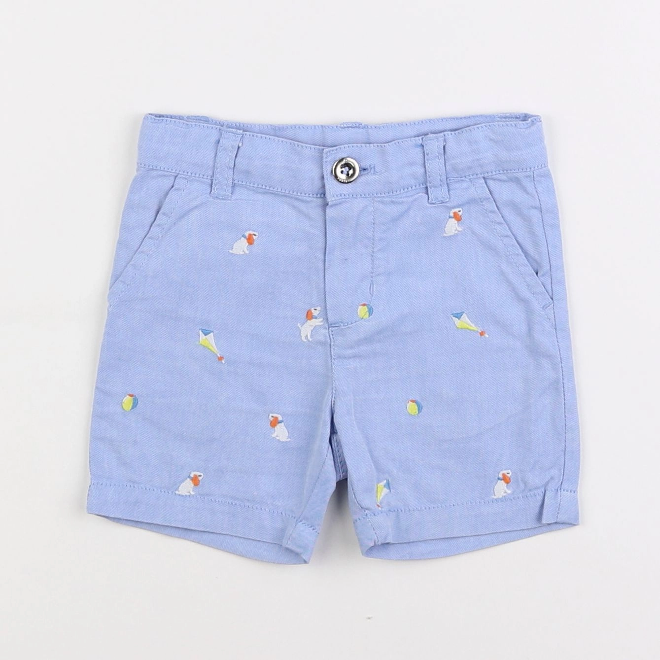 Jacadi - short bleu - 12 mois