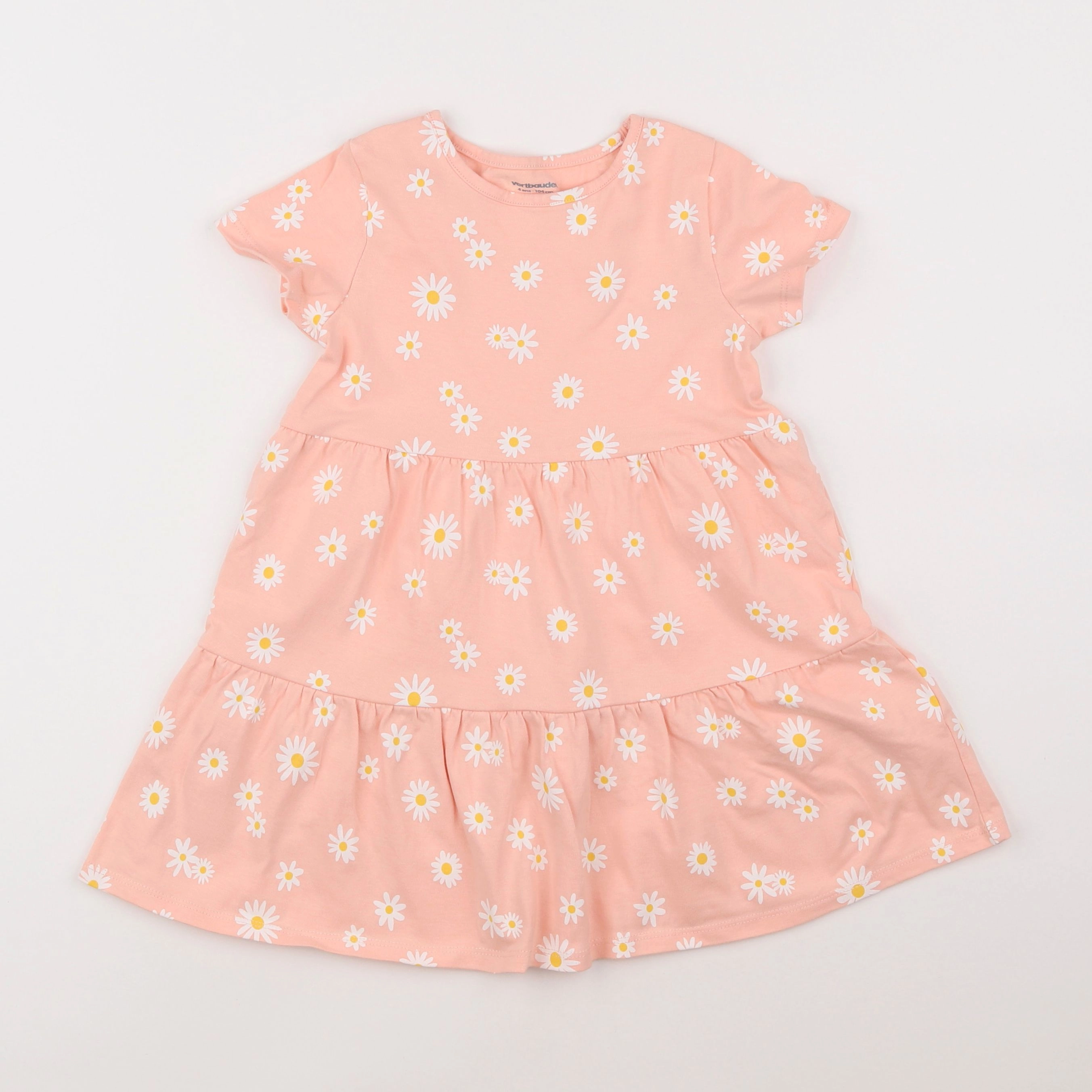 Vertbaudet - robe rose - 4 ans