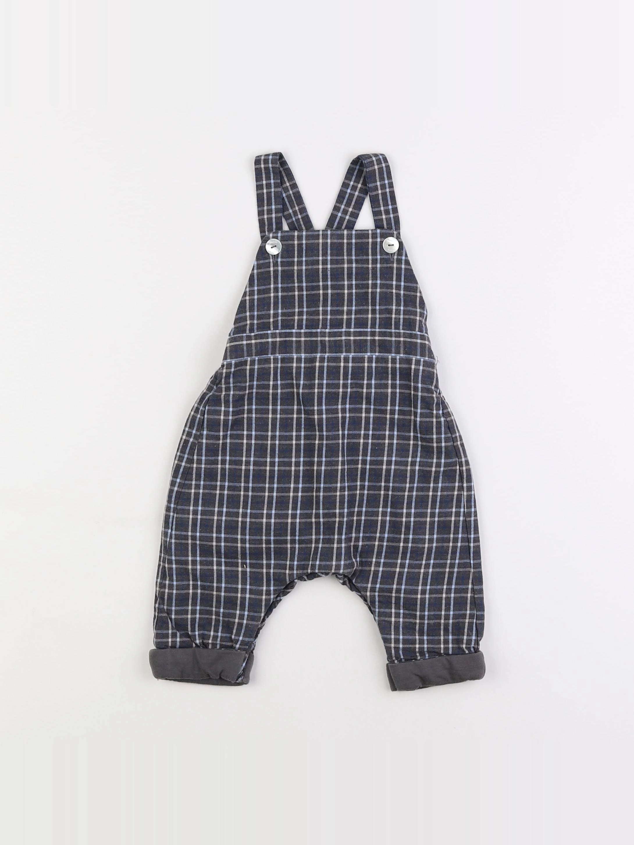 Jacadi - salopette gris - 6 mois