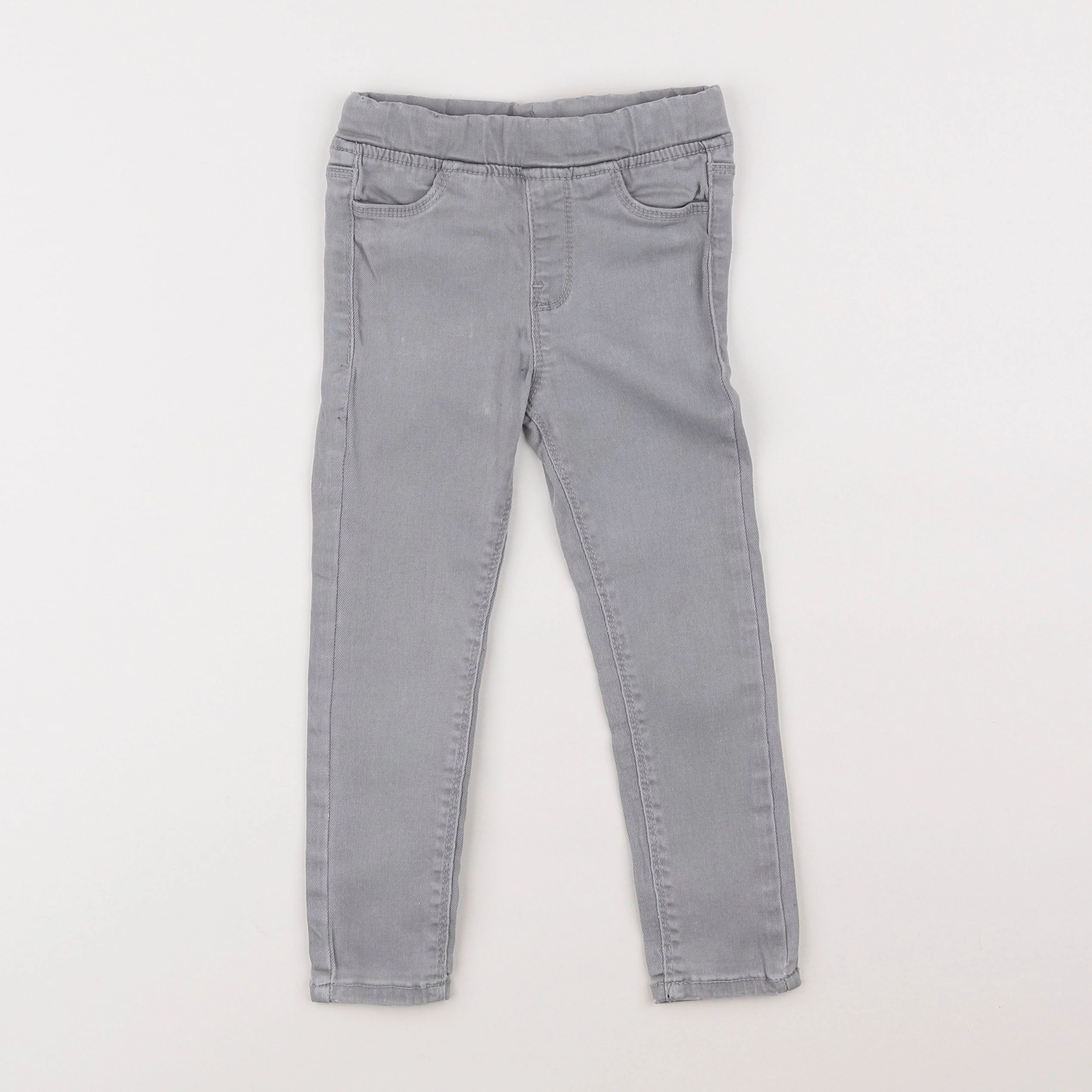 Vertbaudet - jegging gris - 3 ans