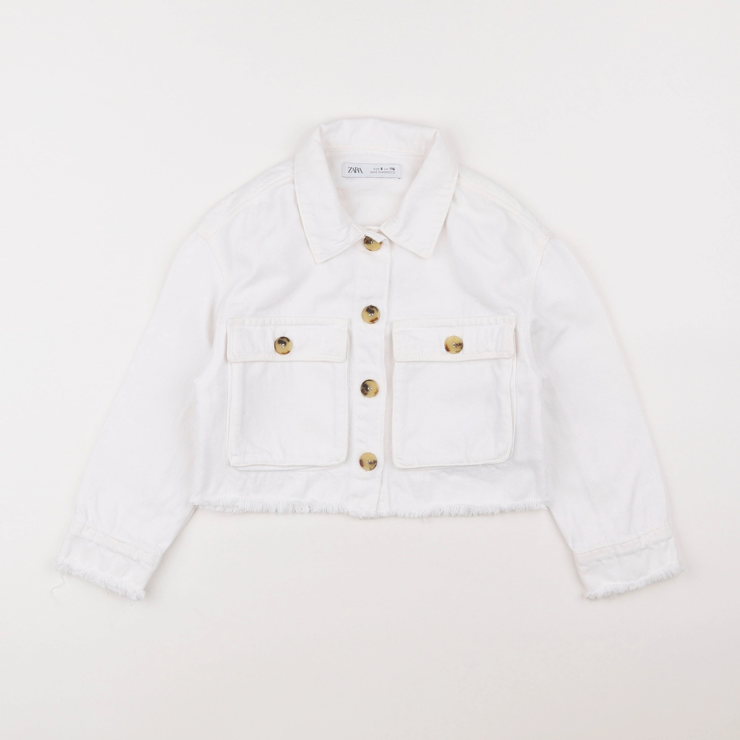 Zara - veste blanc - 6 ans