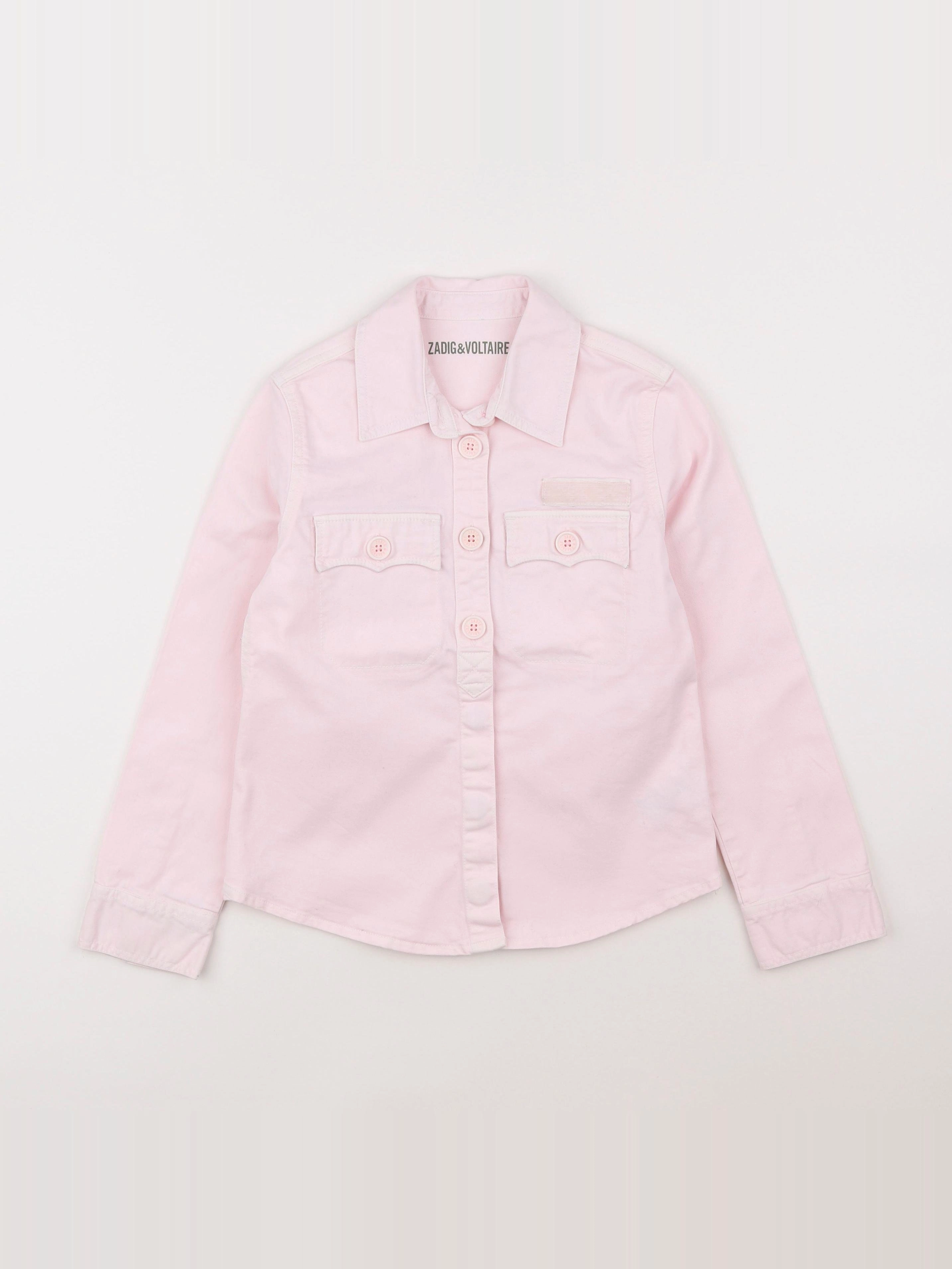 Zadig & Voltaire - veste rose - 8 ans