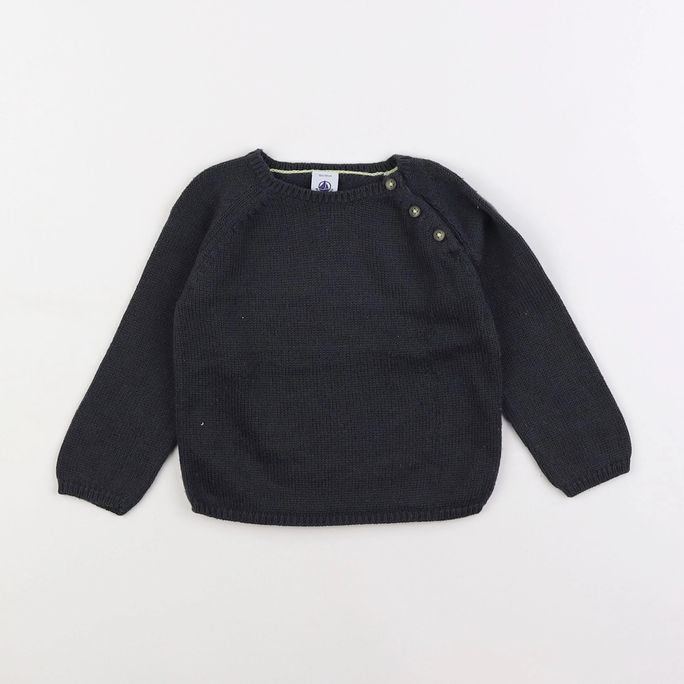 Petit Bateau - pull gris - 18 mois