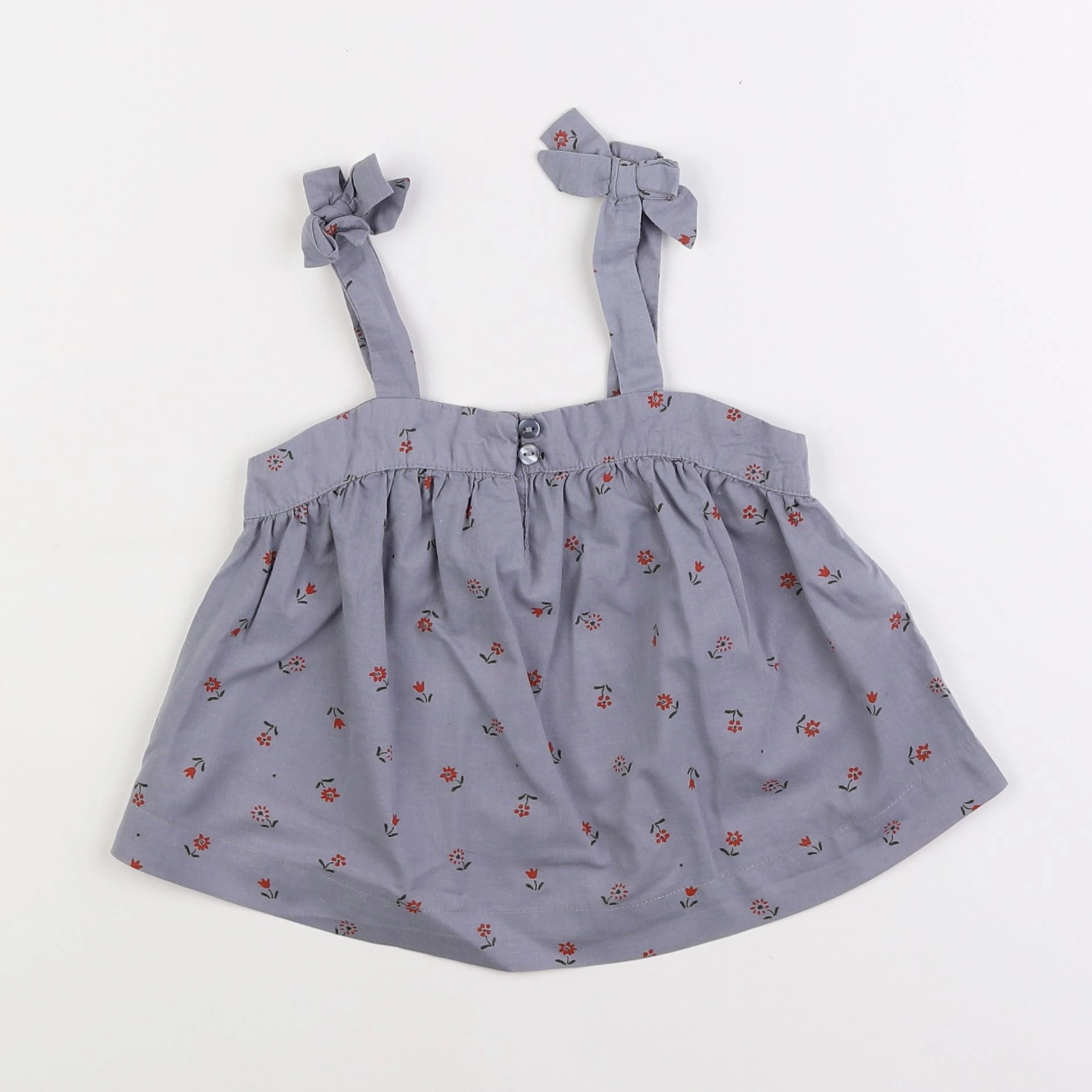 Vertbaudet - blouse bleu - 3 ans