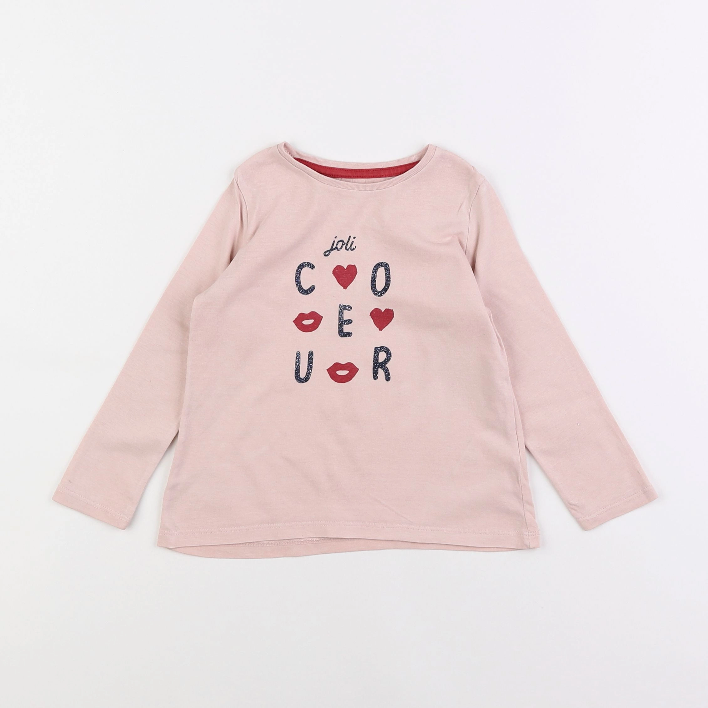 Vertbaudet - body rose - 3 ans