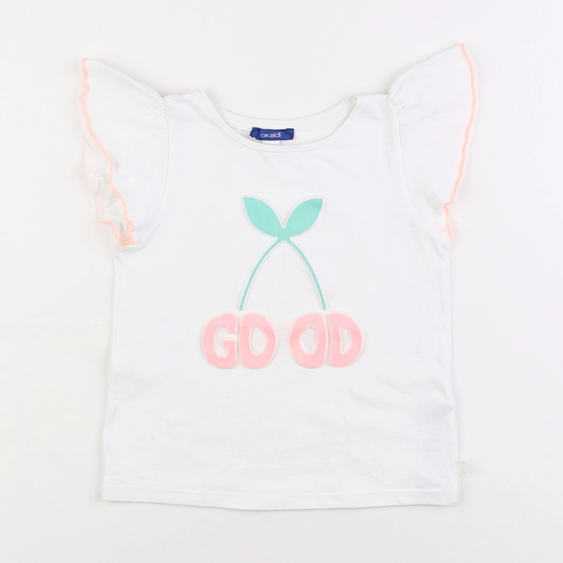 Okaidi - tee-shirt blanc - 5 ans