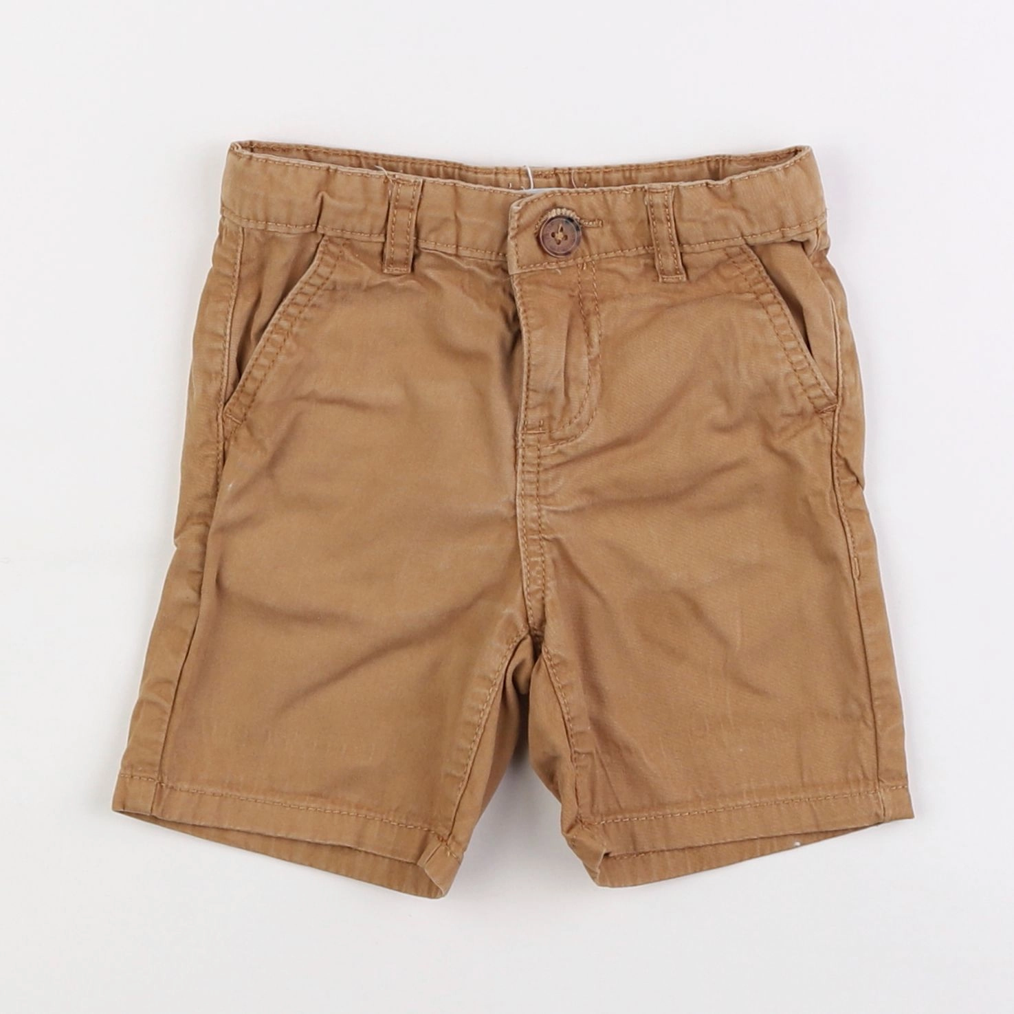 Vertbaudet - short marron - 2 ans