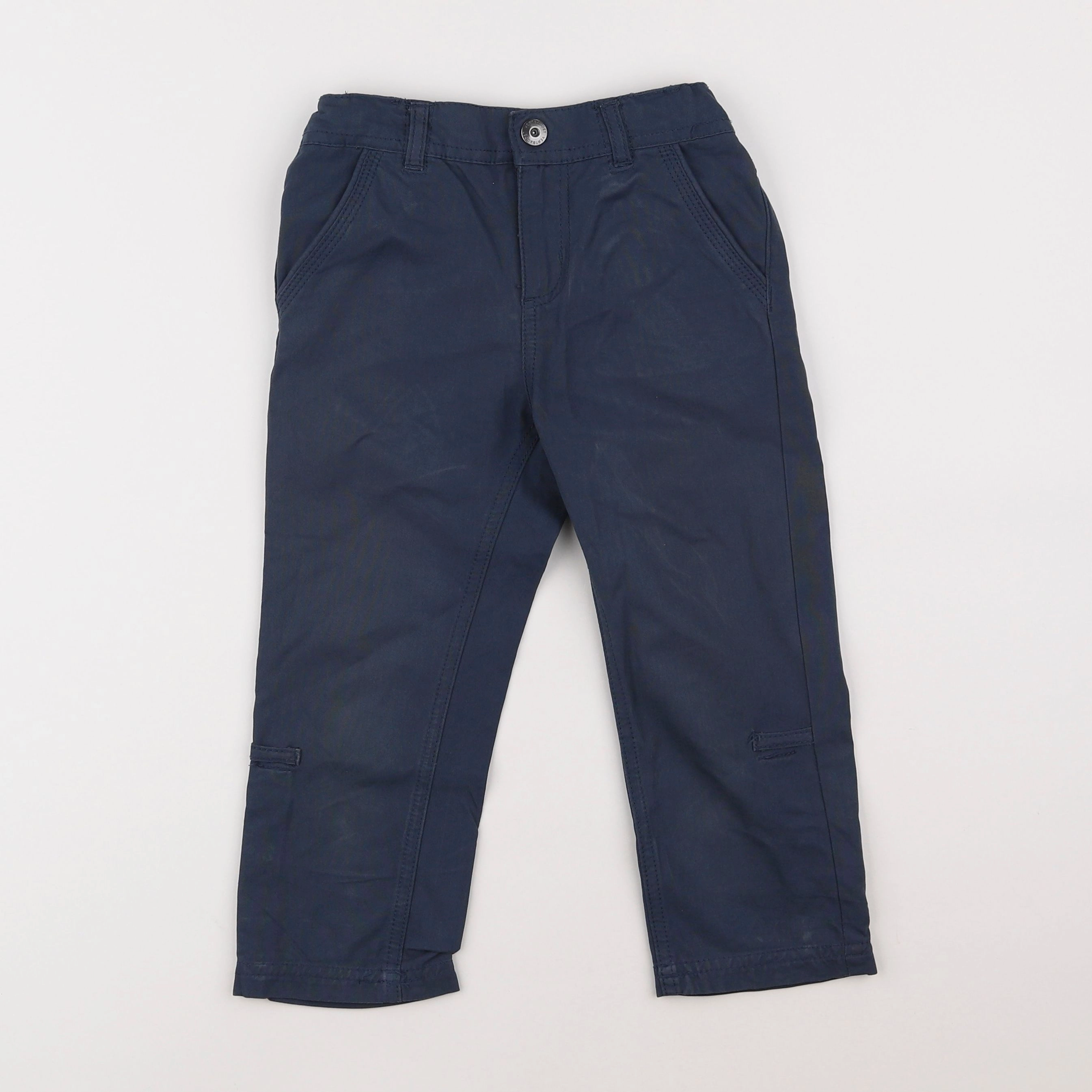 Vertbaudet - pantalon bleu - 7 ans