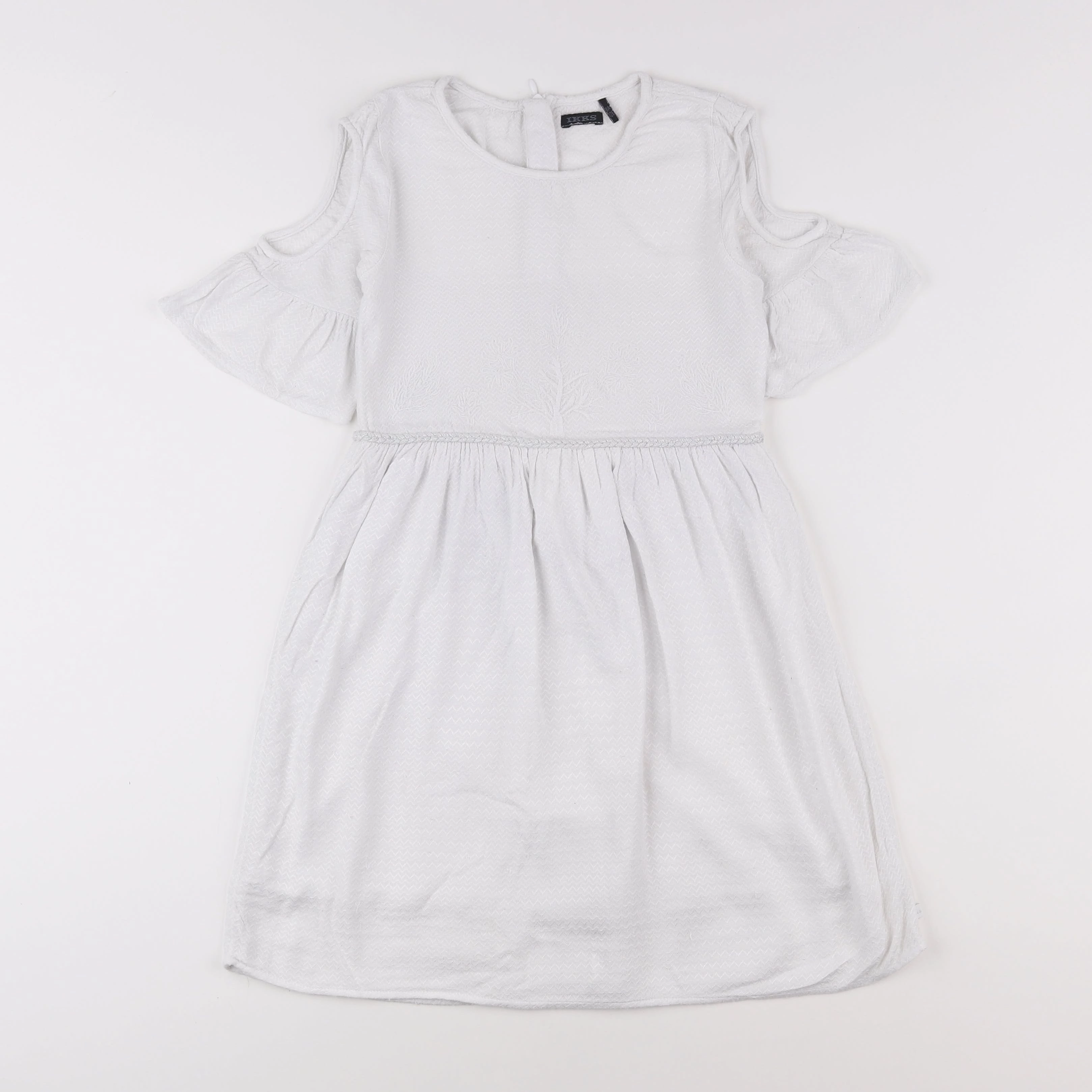 IKKS - robe blanc - 8 ans