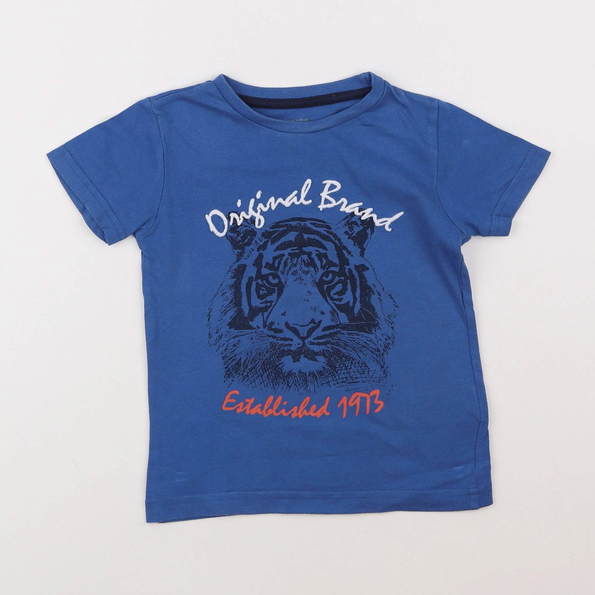 Vertbaudet - tee-shirt bleu - 3 ans