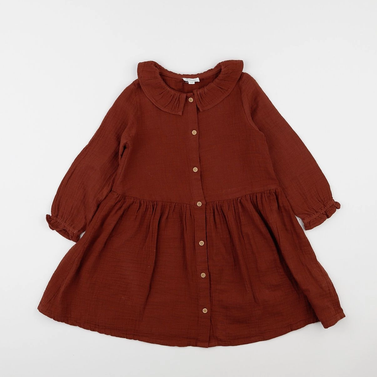 Vertbaudet - robe rouge - 6 ans