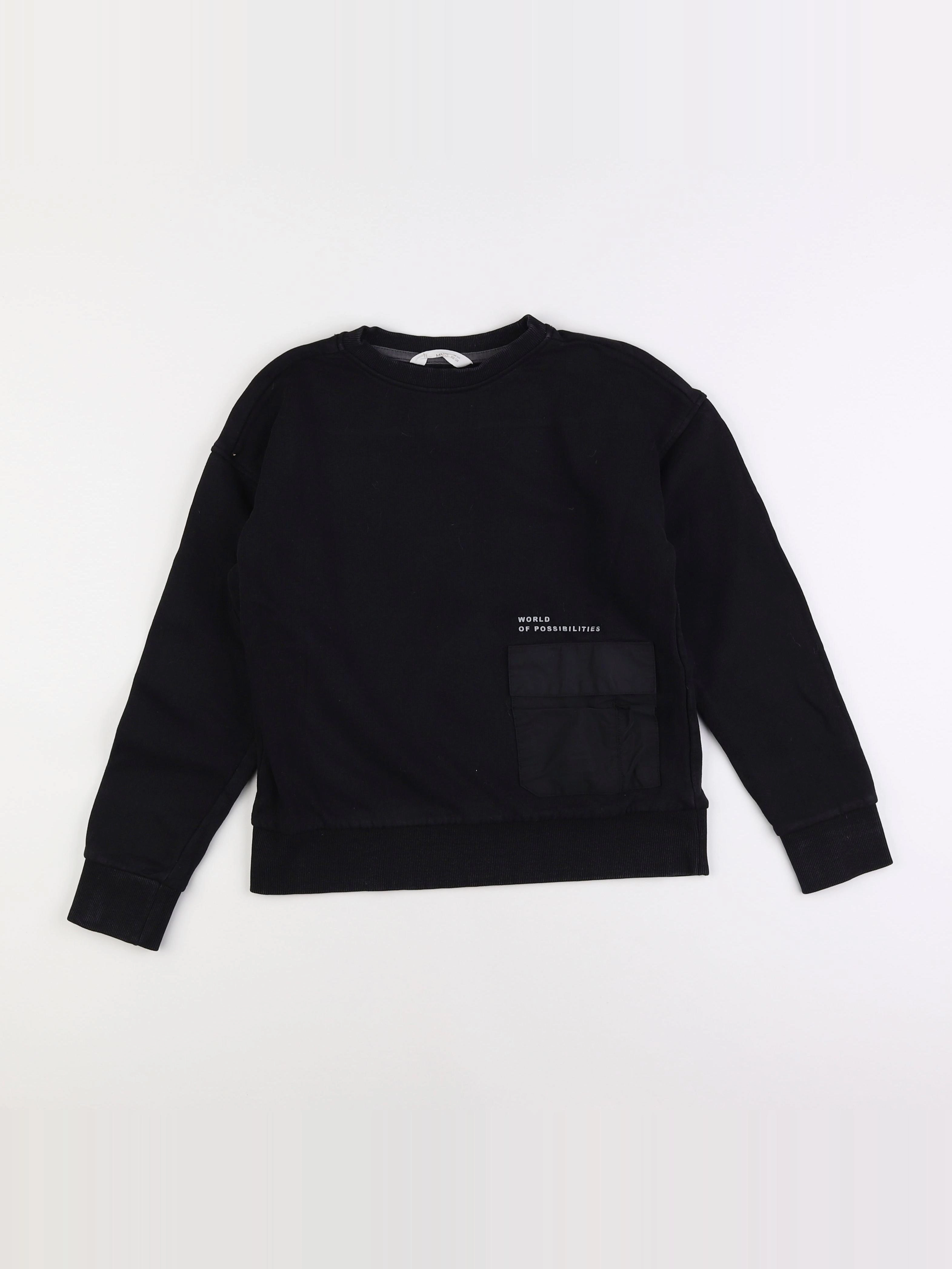 Mango - sweat noir - 11/12 ans