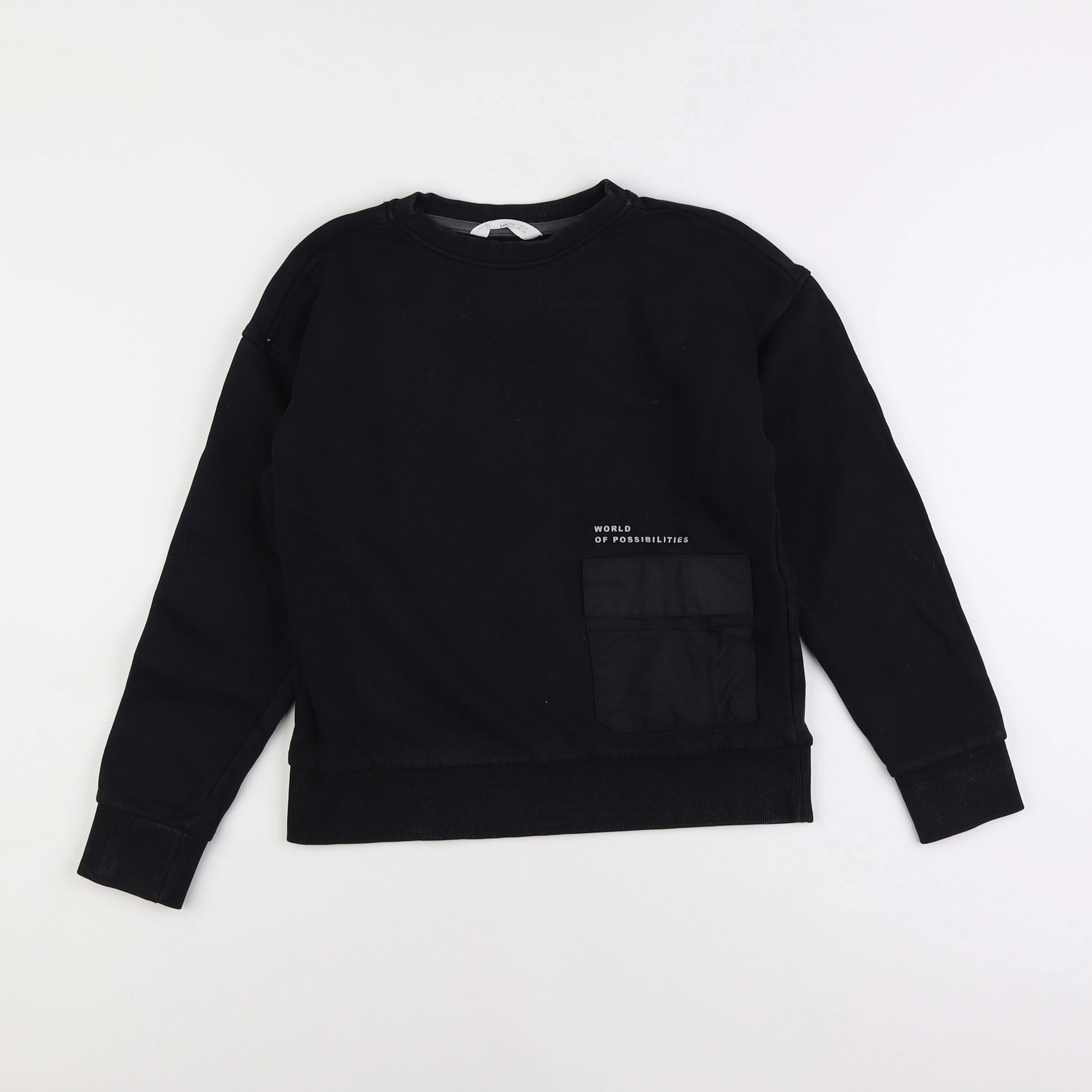 Mango - sweat noir - 11/12 ans