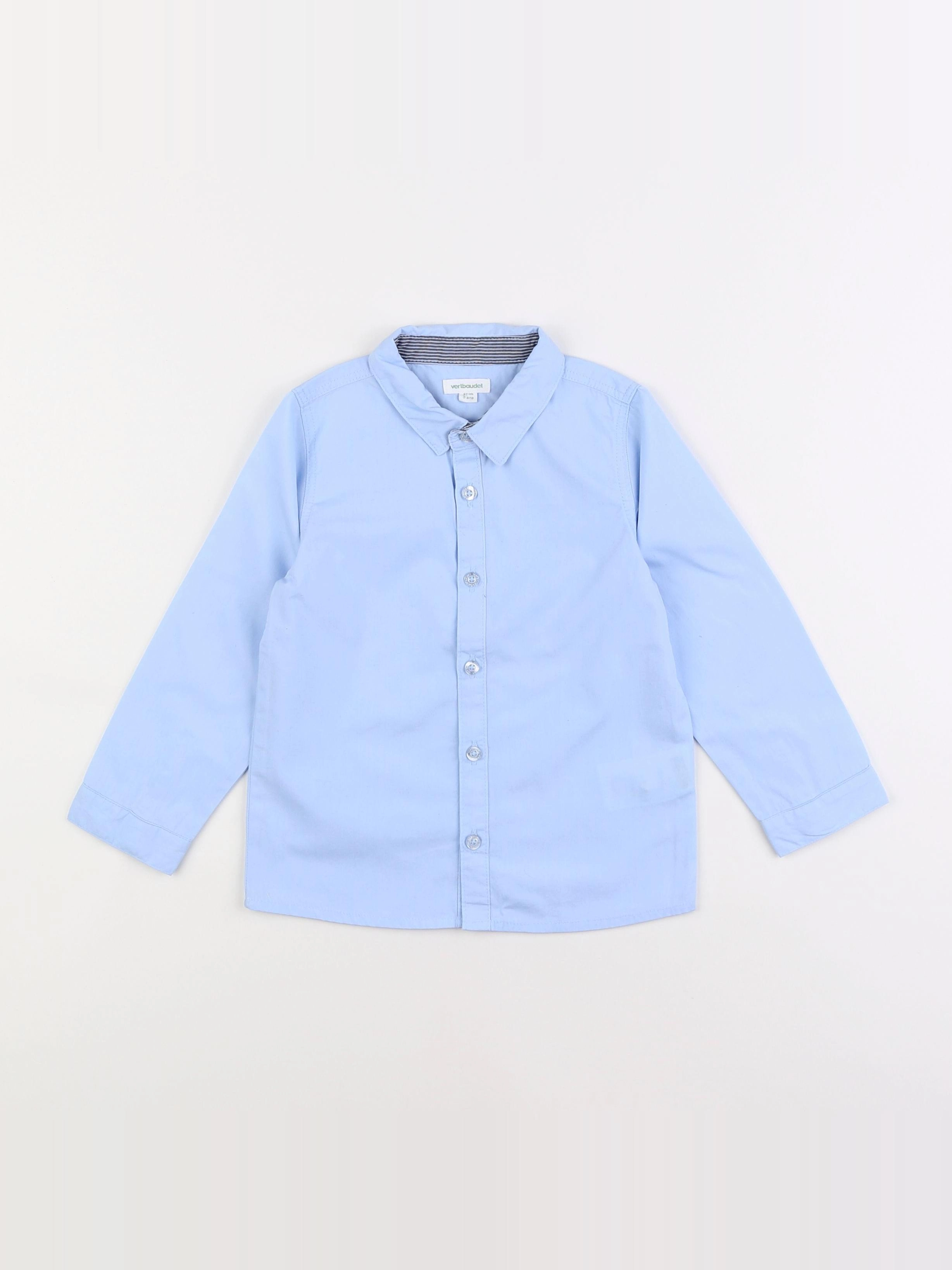 Vertbaudet - chemise bleu - 3 ans