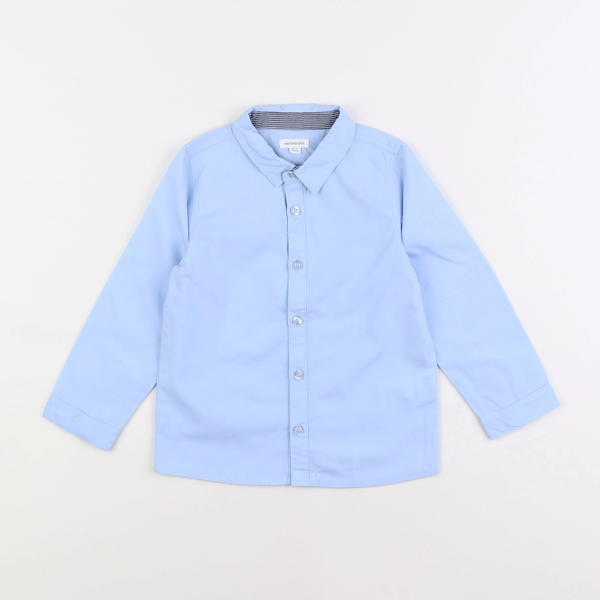 Vertbaudet - chemise bleu - 3 ans