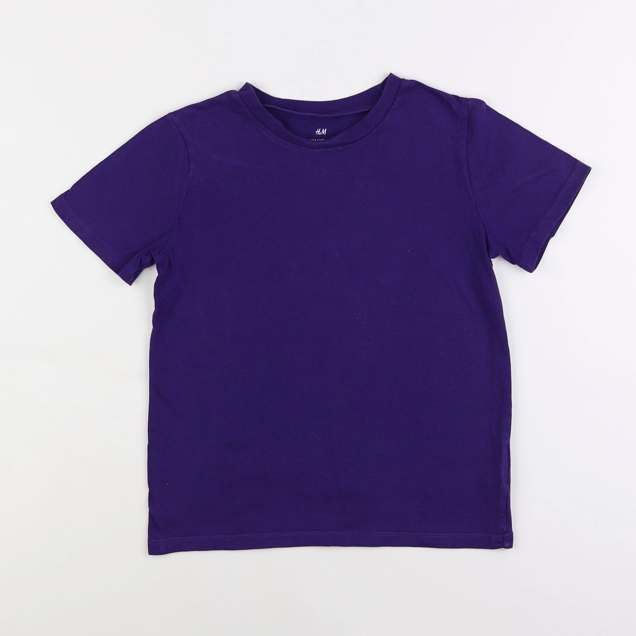 H&M - tee-shirt violet - 8/10 ans