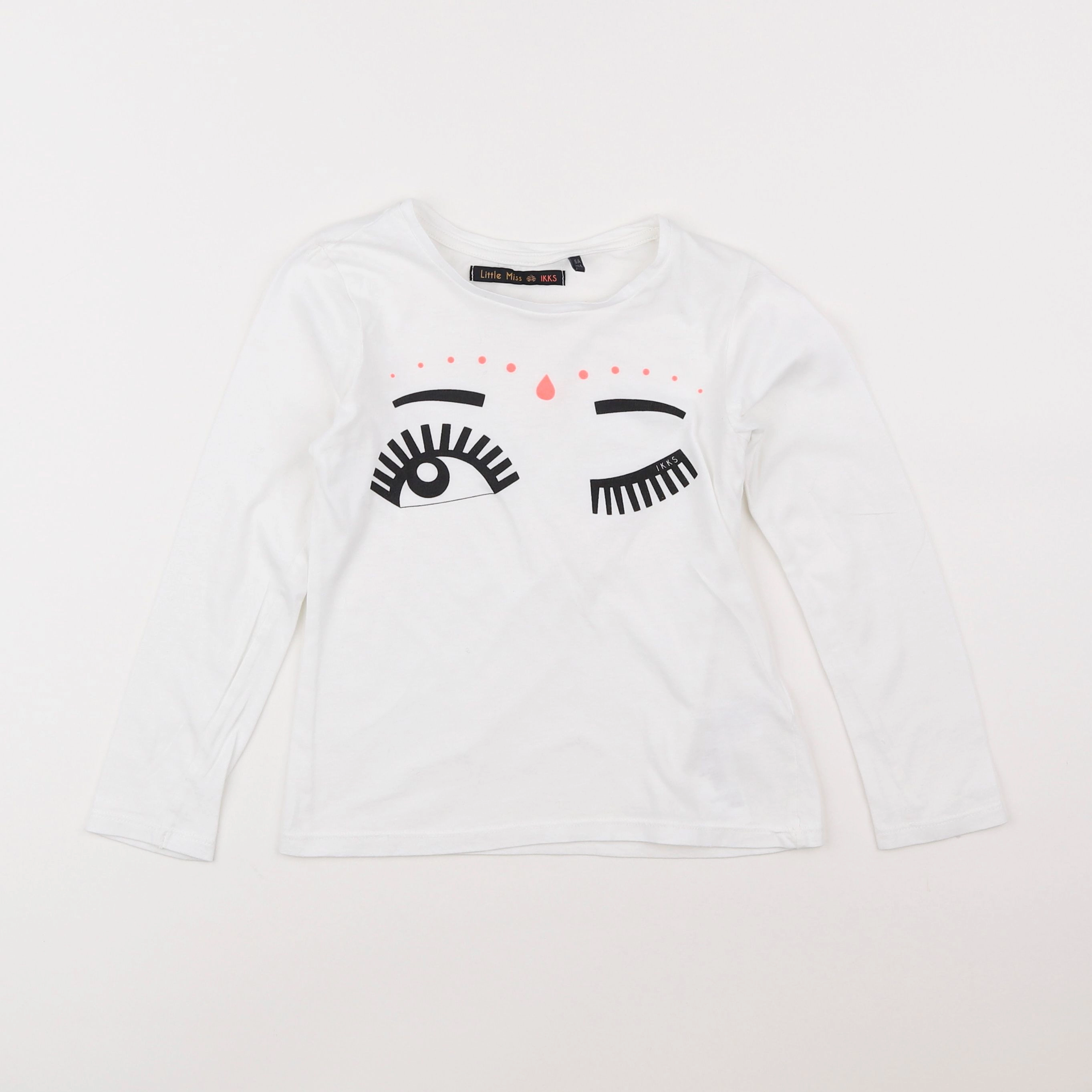 IKKS - tee-shirt blanc - 6 ans