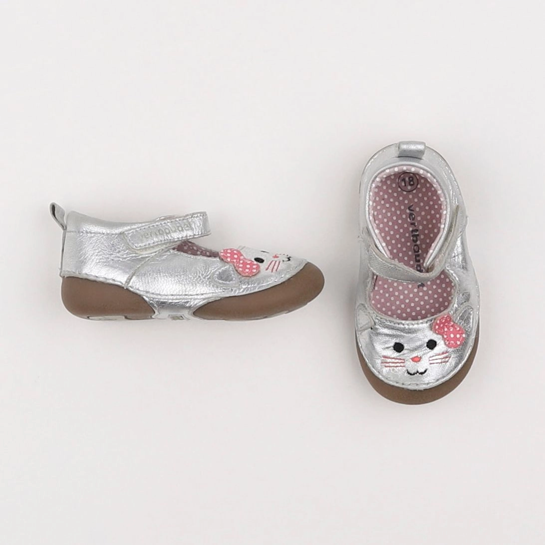 Vertbaudet - chaussons argent - pointure 18