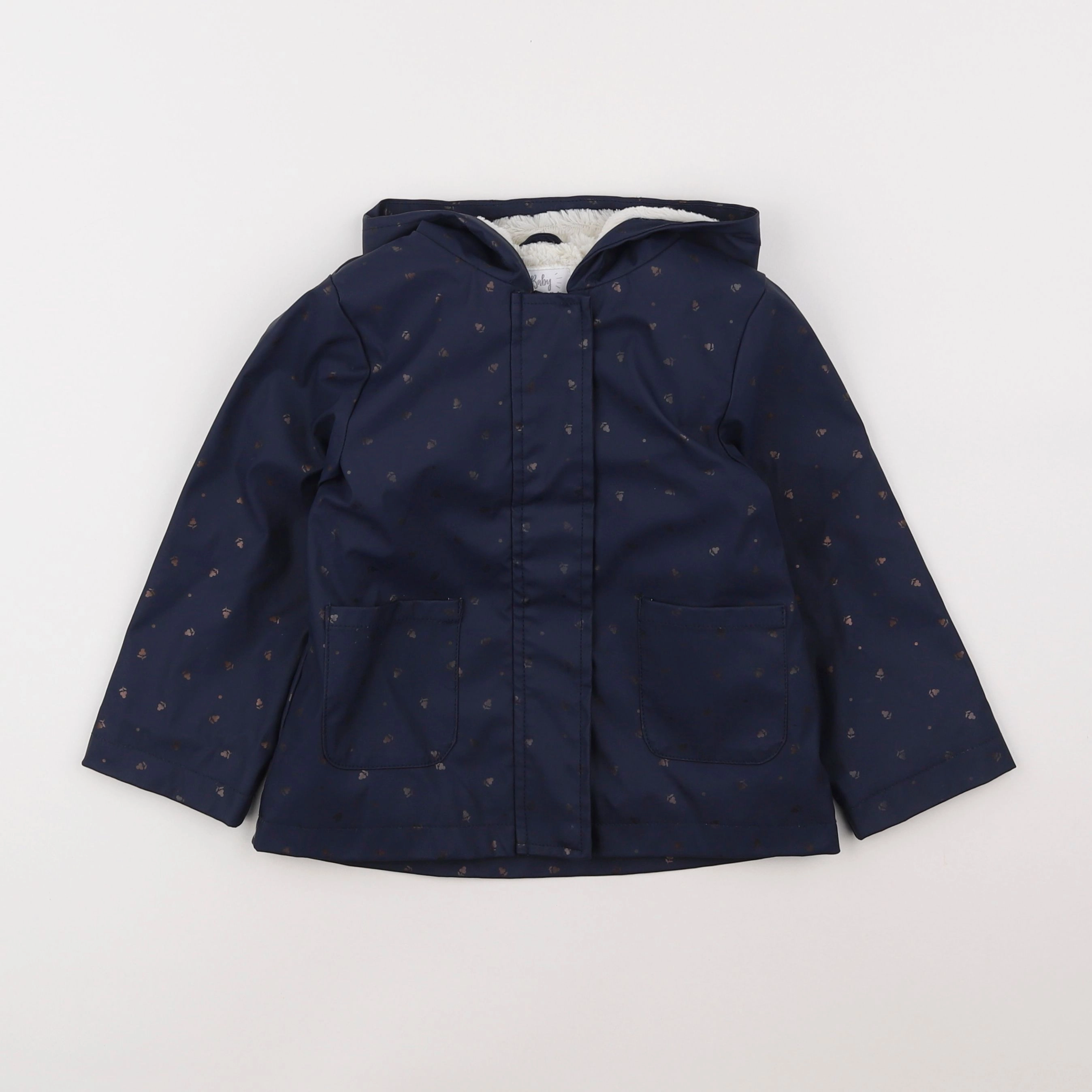 Vertbaudet - imperméable bleu - 3 ans