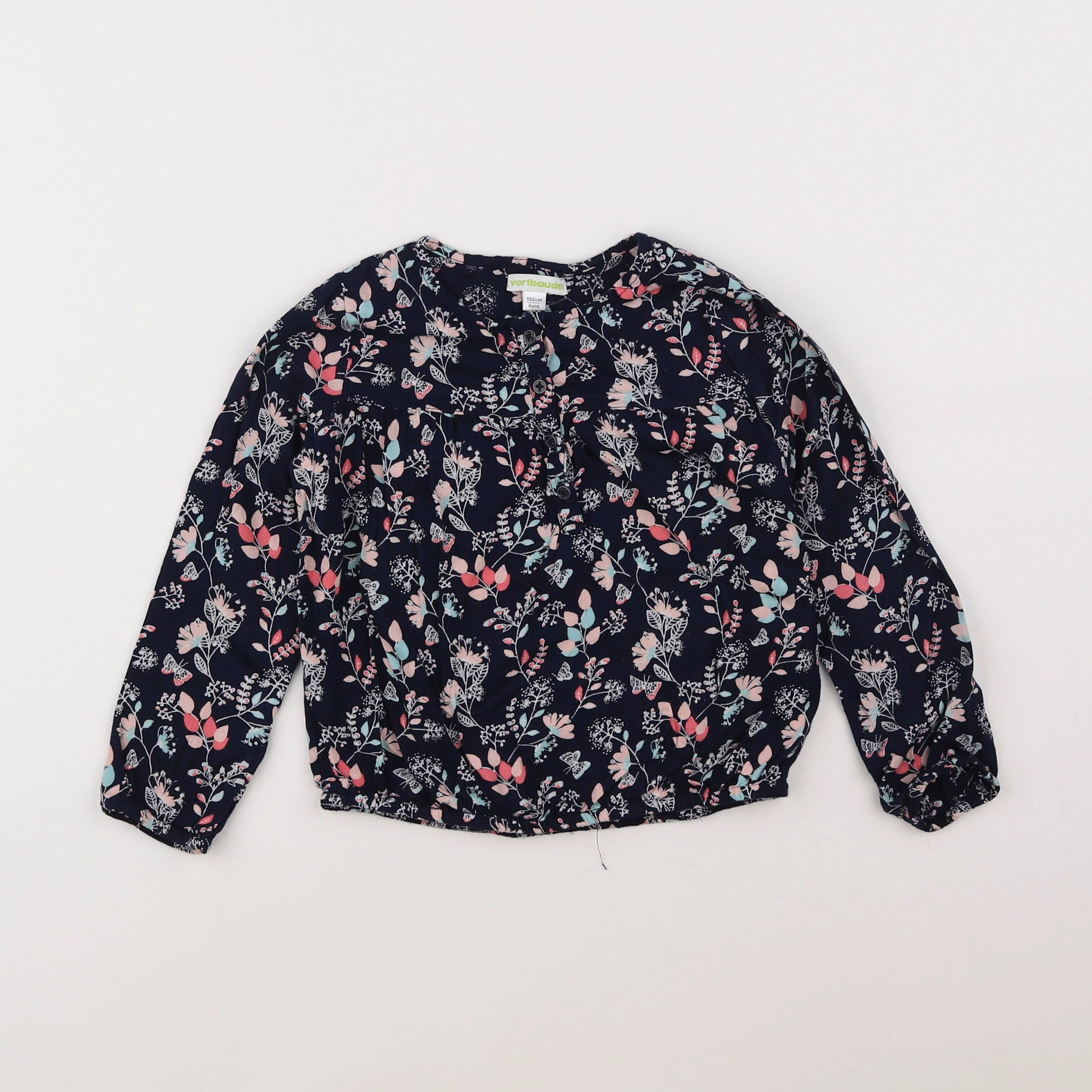 Vertbaudet - blouse multicolore - 4 ans