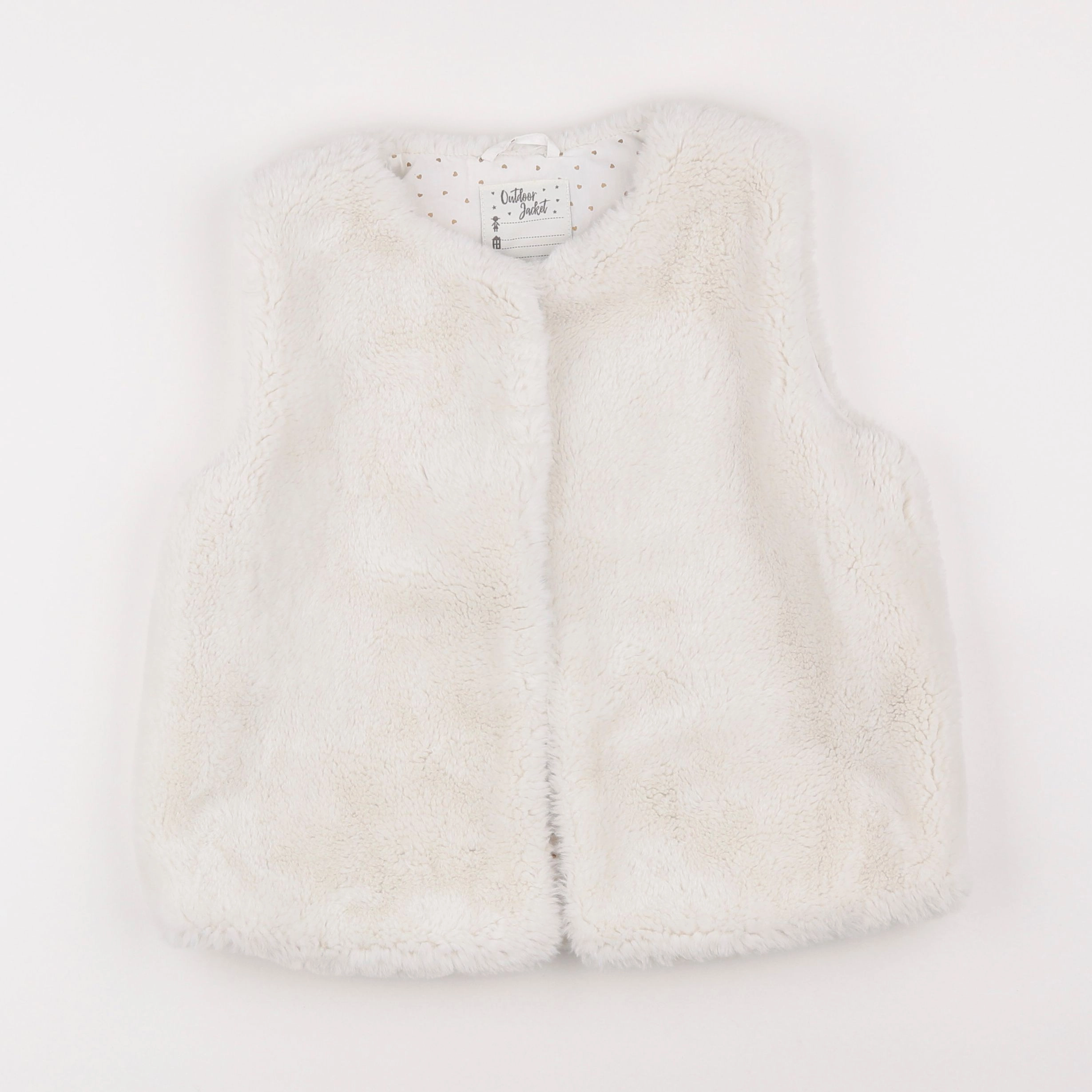 Vertbaudet - gilet blanc - 12 ans