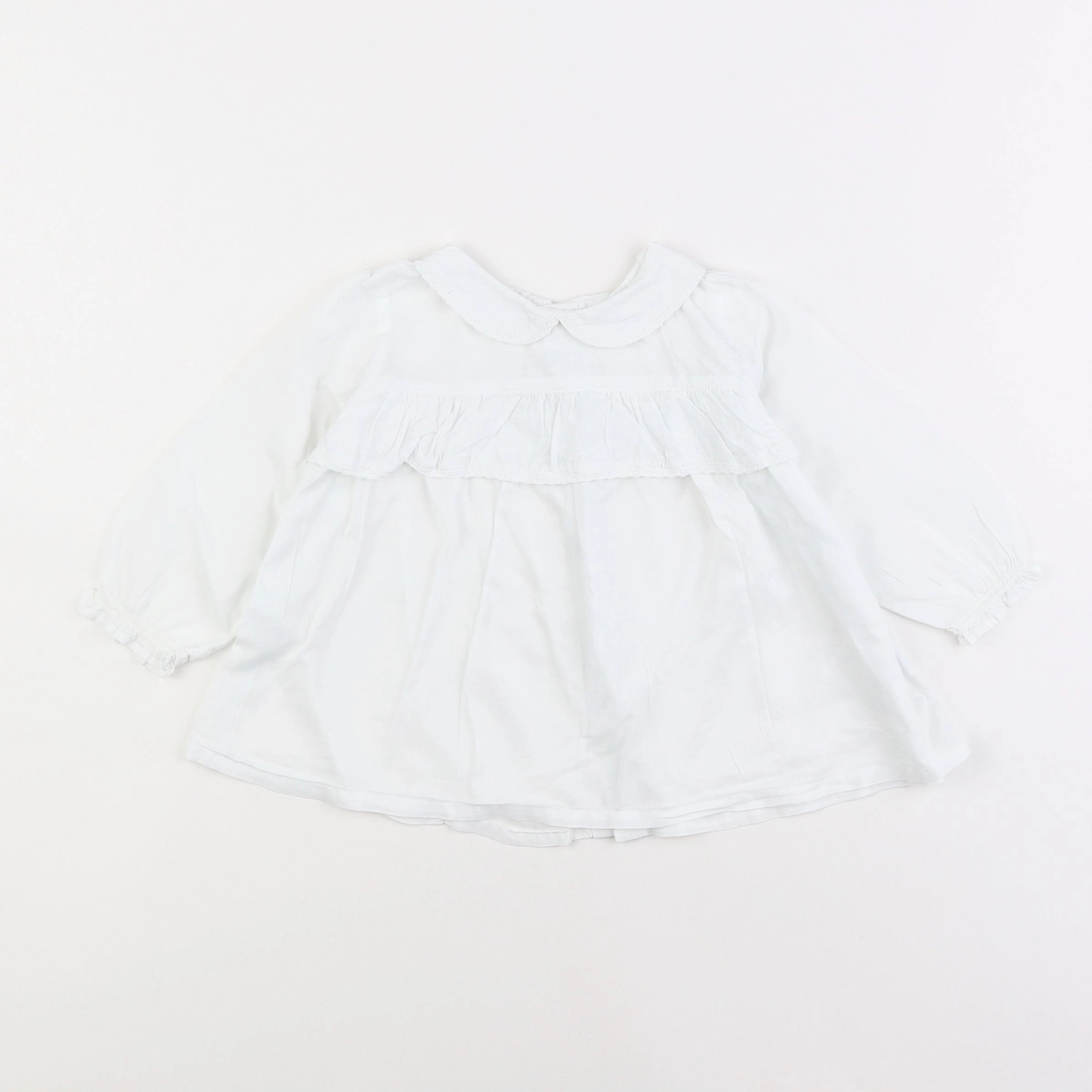 Boutchou - blouse blanc - 18 mois