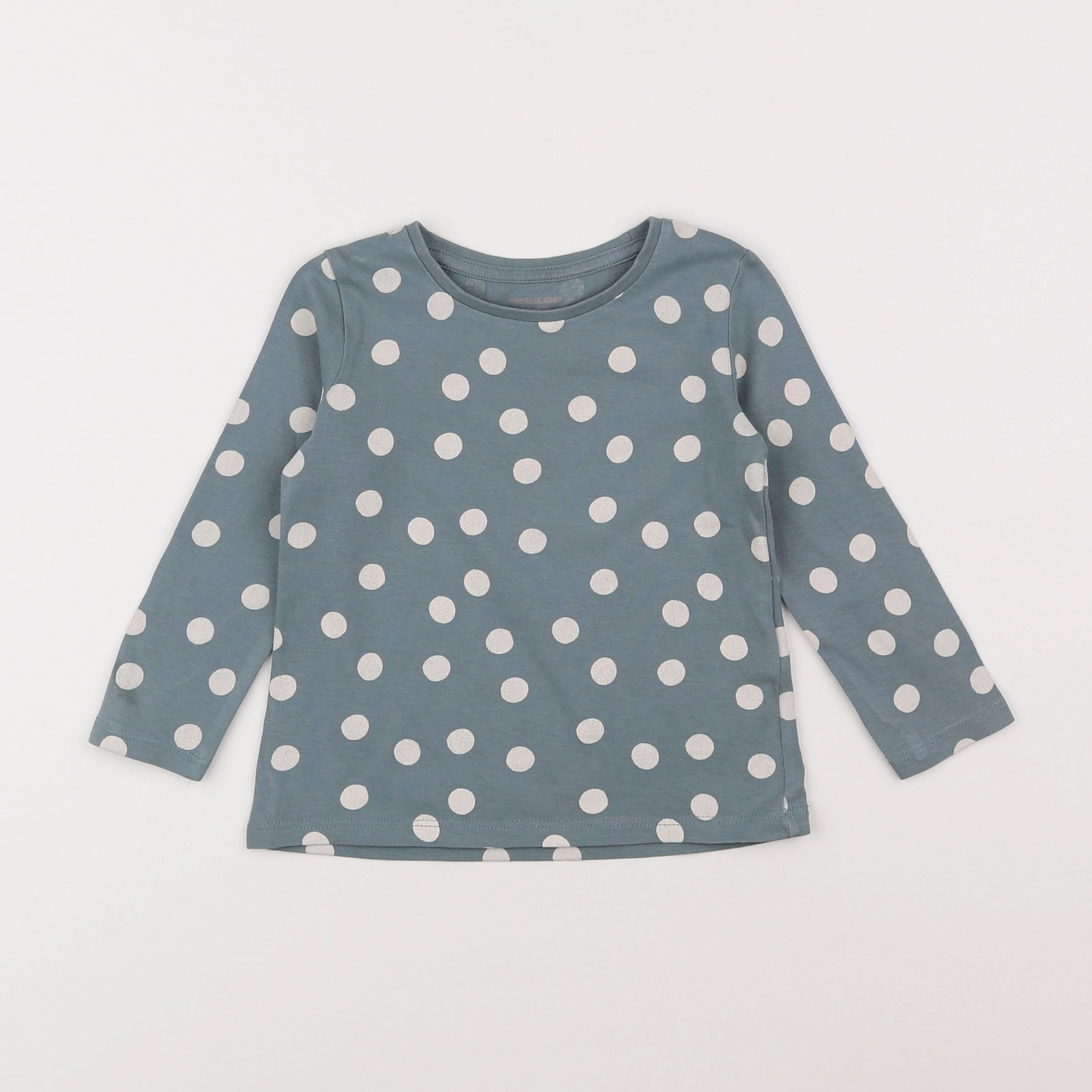 Vertbaudet - tee-shirt bleu - 2 ans