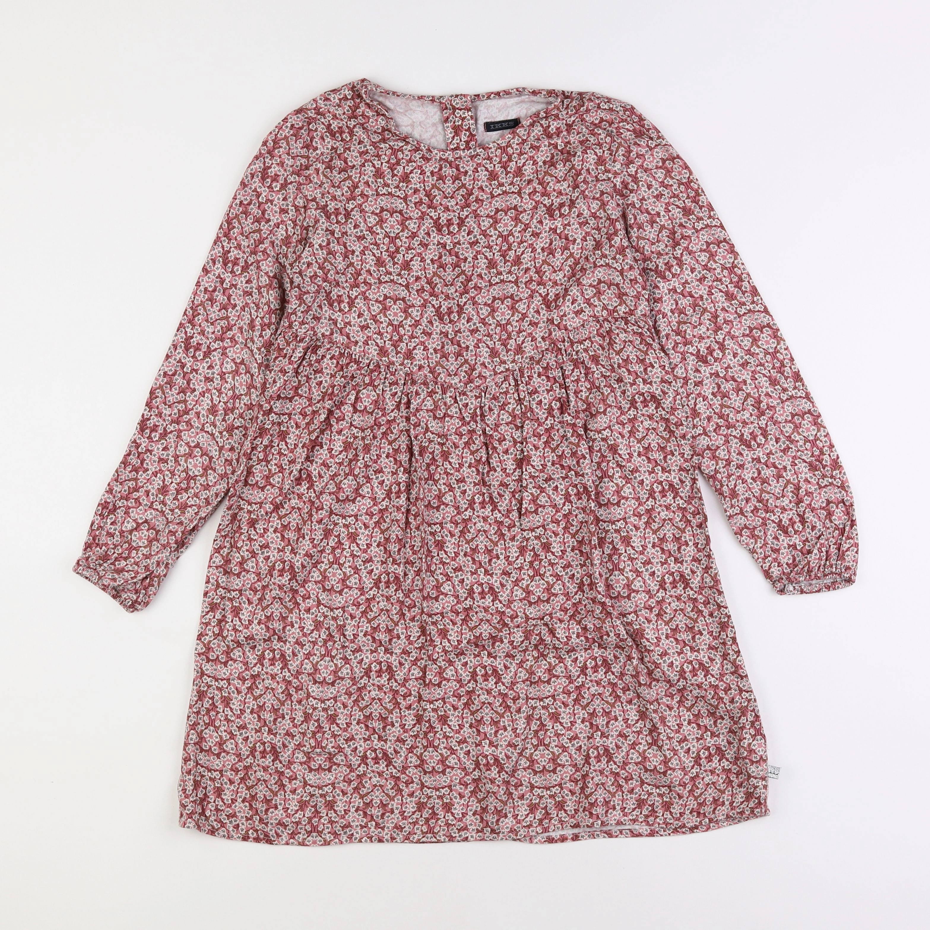 IKKS - robe rose - 10 ans