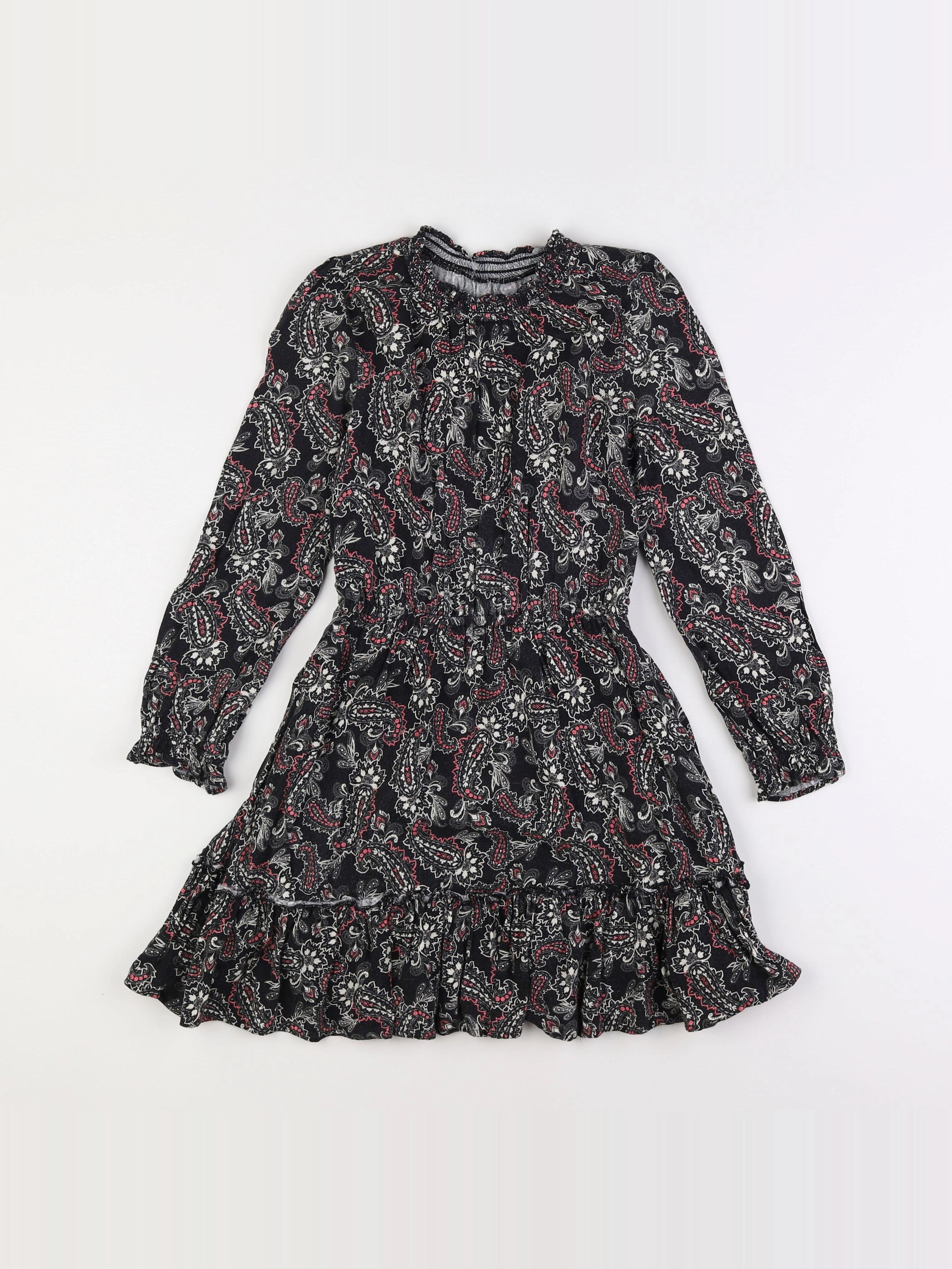 IKKS - robe noir - 10 ans