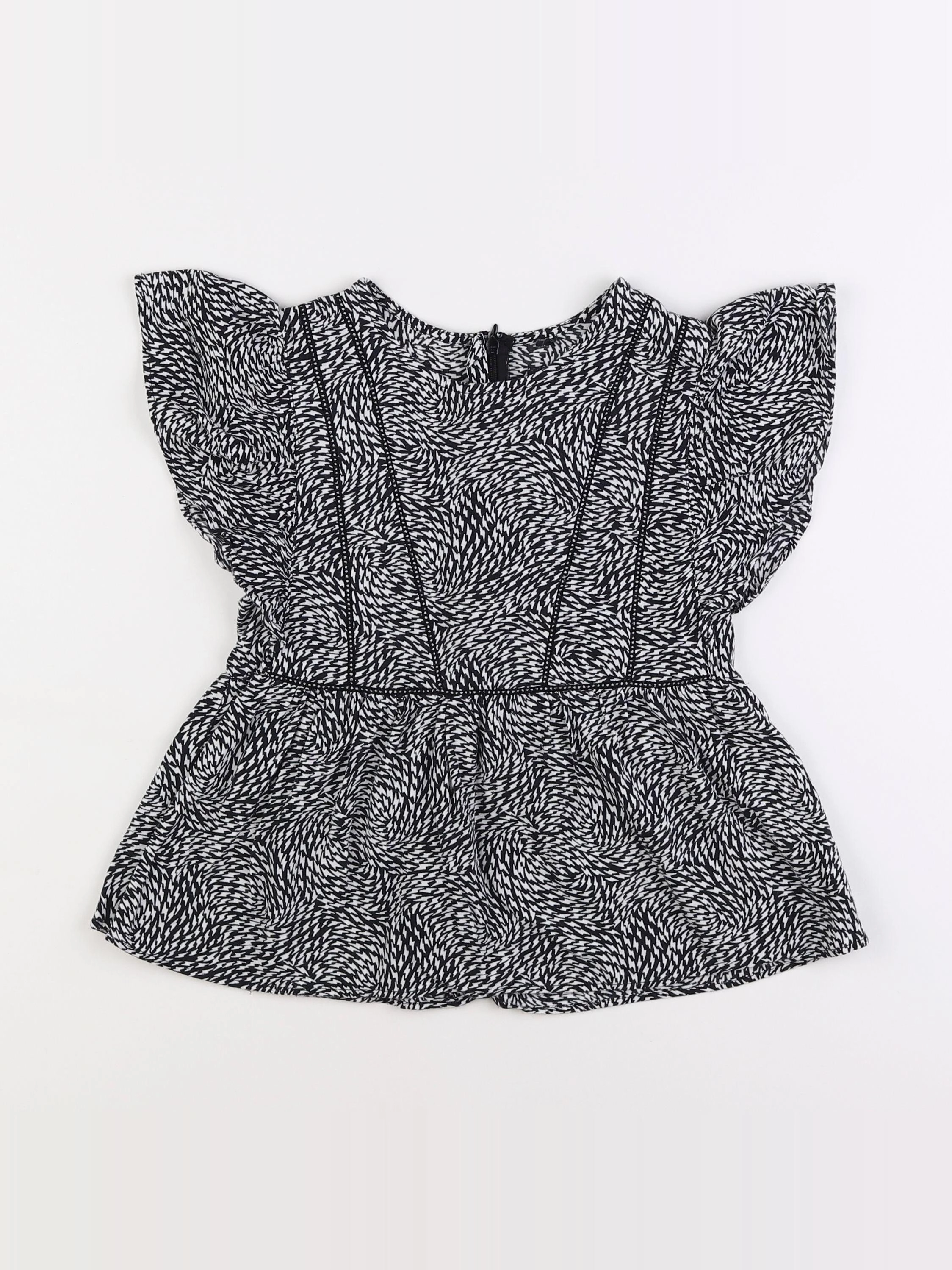 IKKS - blouse bleu - 10 ans