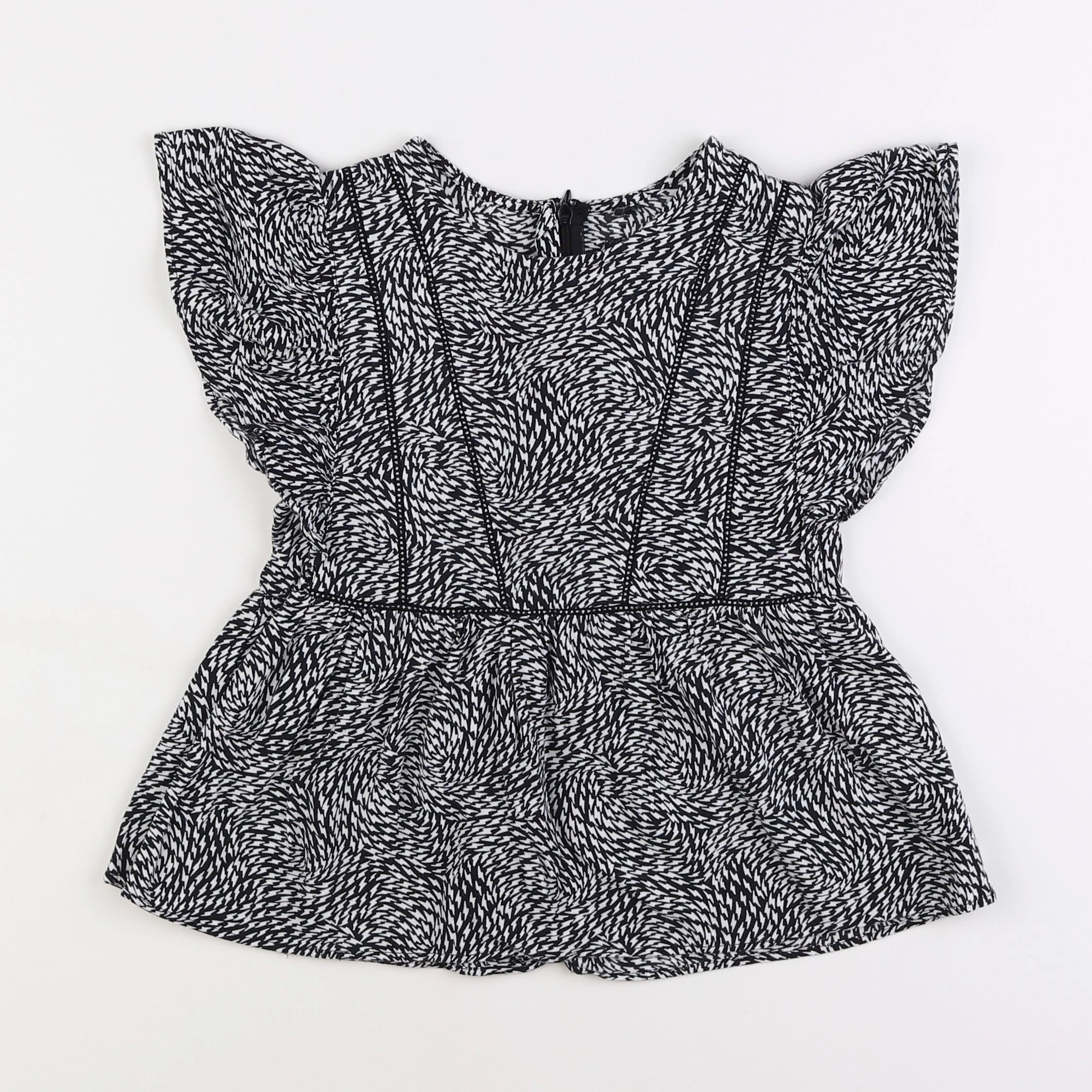 IKKS - blouse bleu - 10 ans