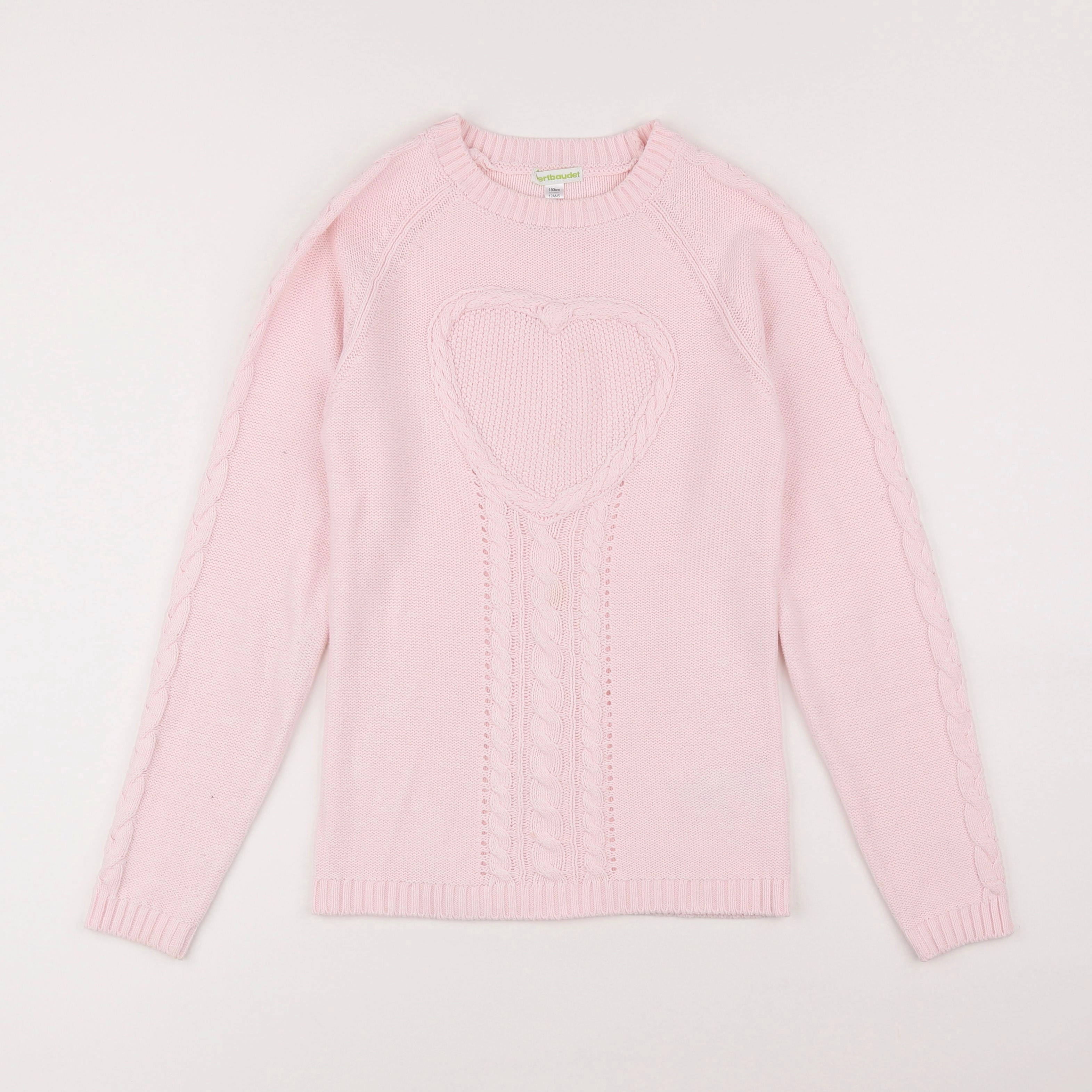 Vertbaudet - pull rose - 12 ans