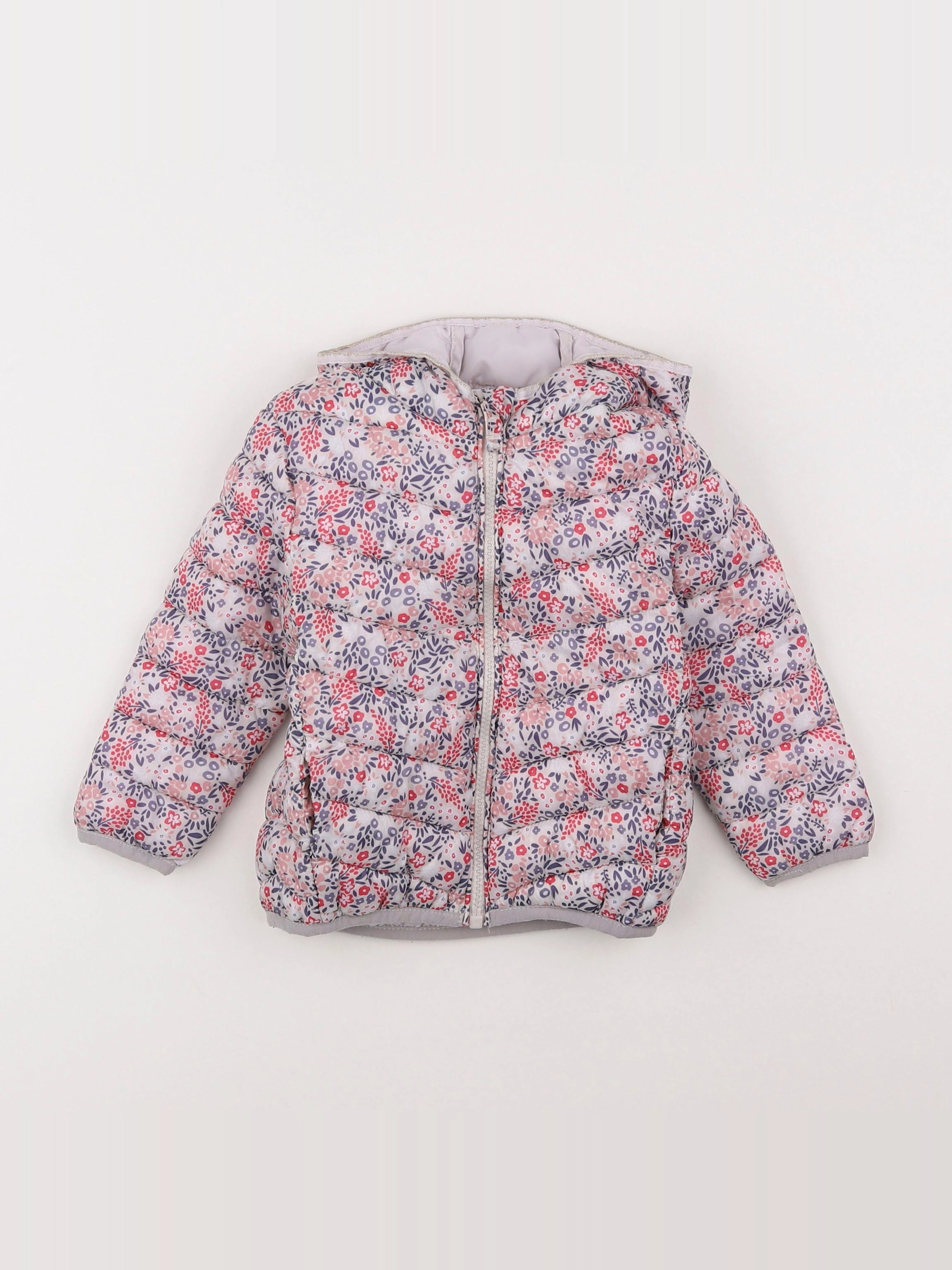 Vertbaudet - doudoune multicolore - 2 ans