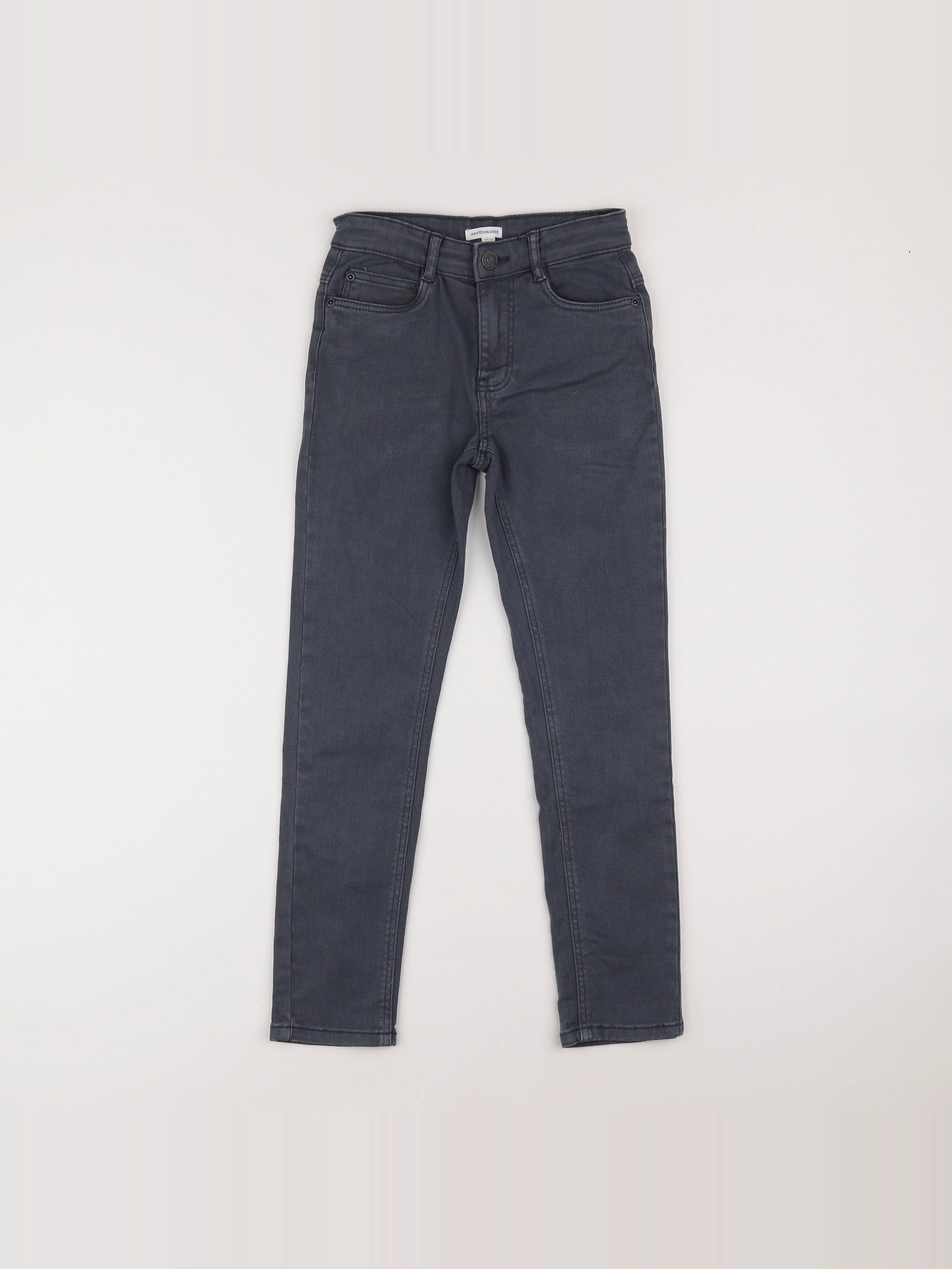 Vertbaudet - pantalon gris - 9 ans