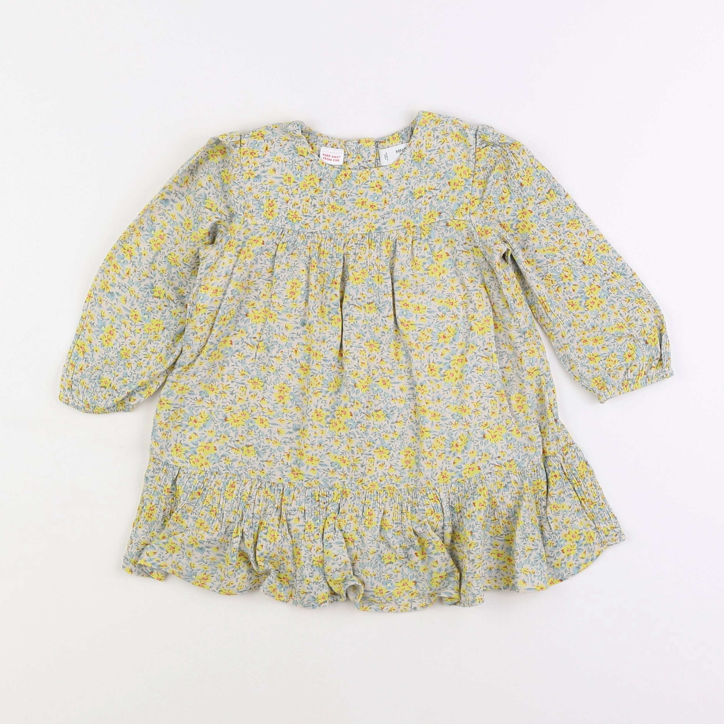 Mango - robe jaune - 18 mois à 2 ans