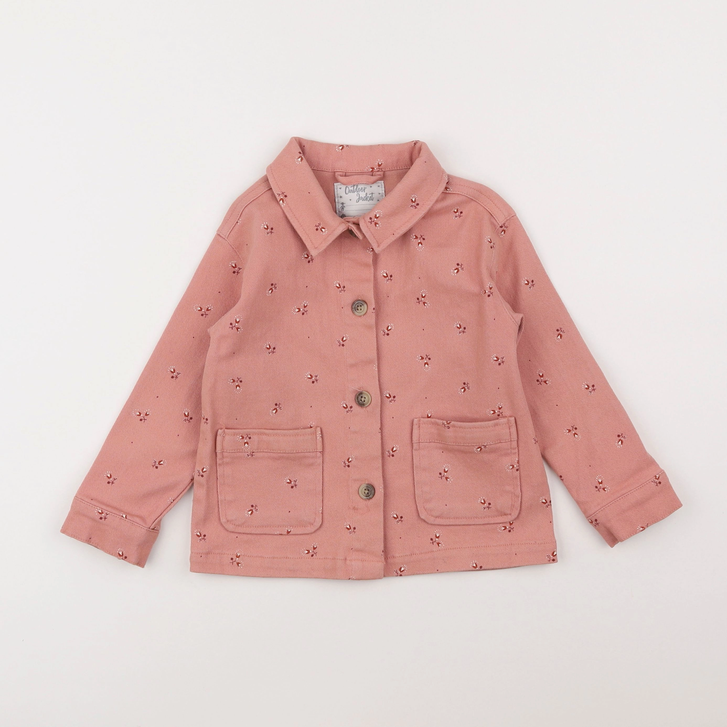 Vertbaudet - veste rose - 4 ans