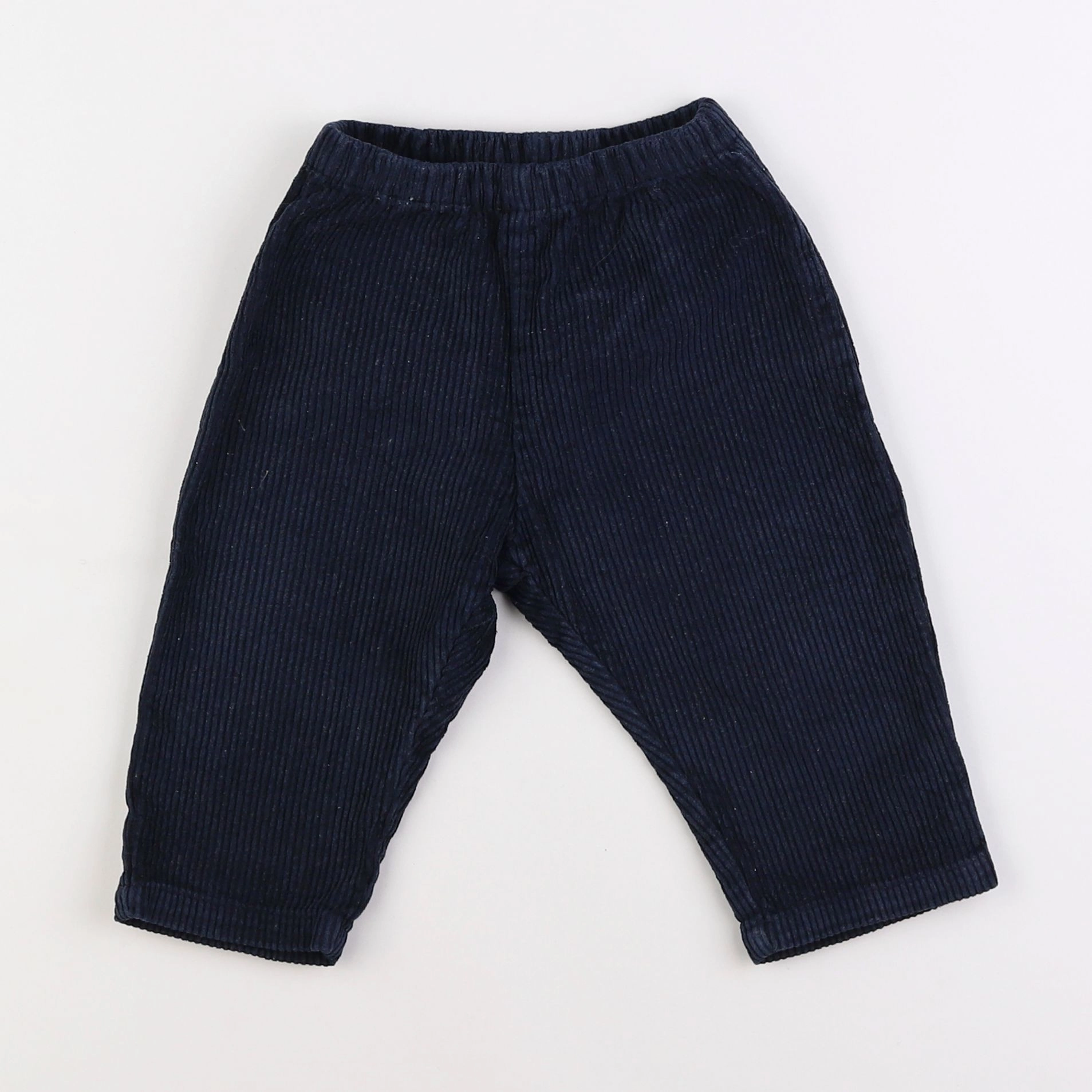 Petit Bateau - pantalon bleu - 18 mois